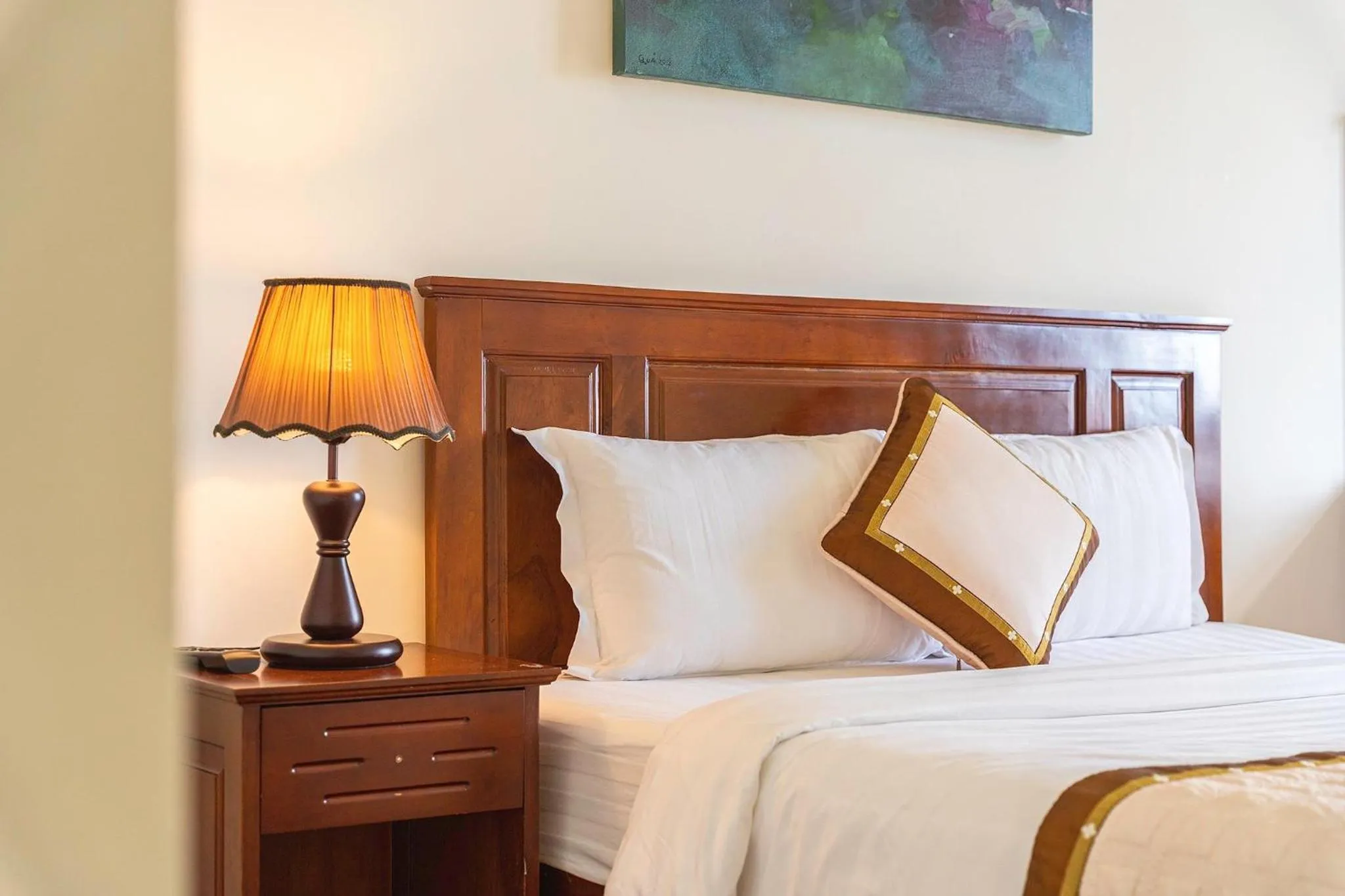 Bed in Dieu Thong Hotel