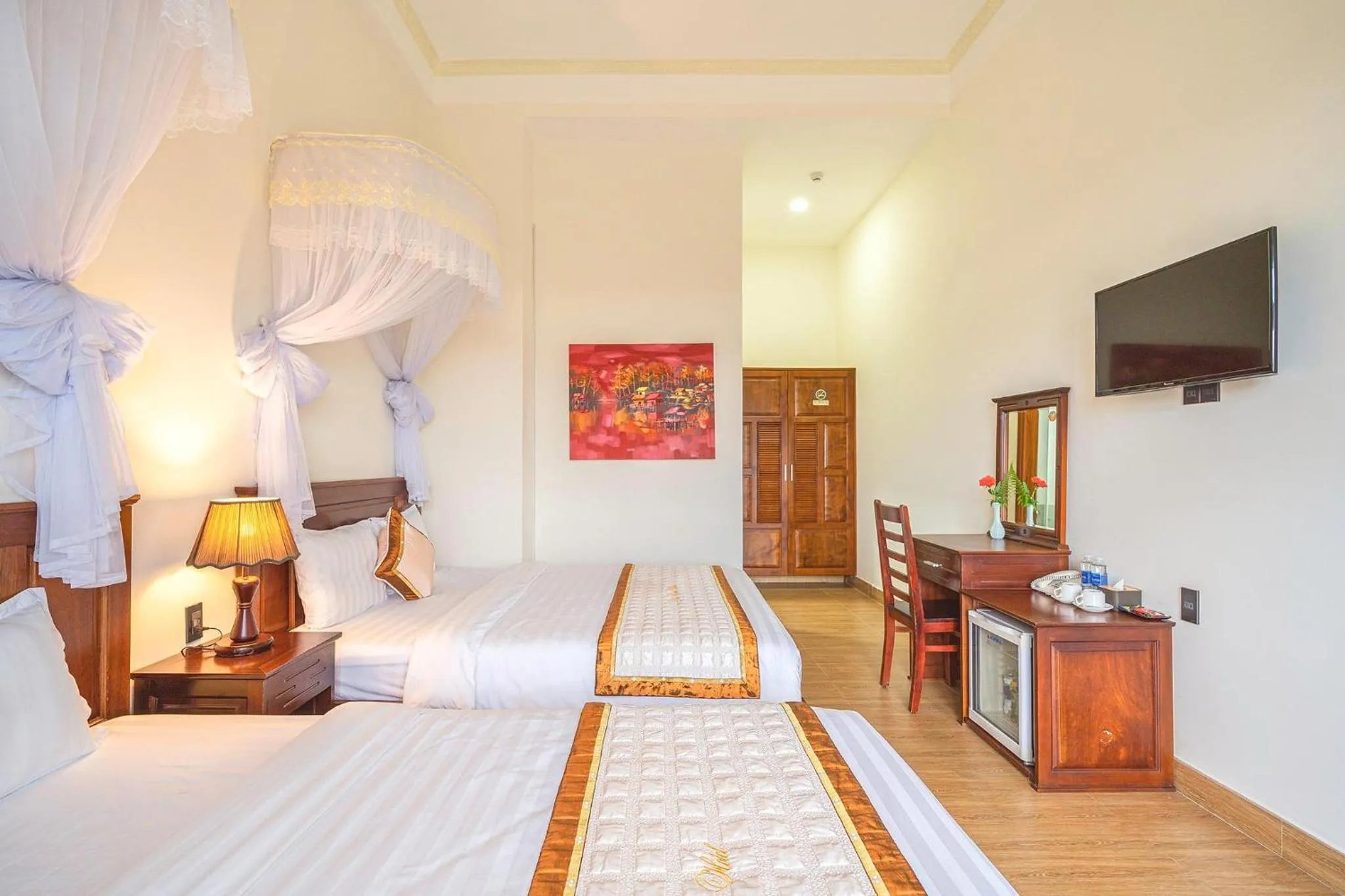 Bed in Dieu Thong Hotel