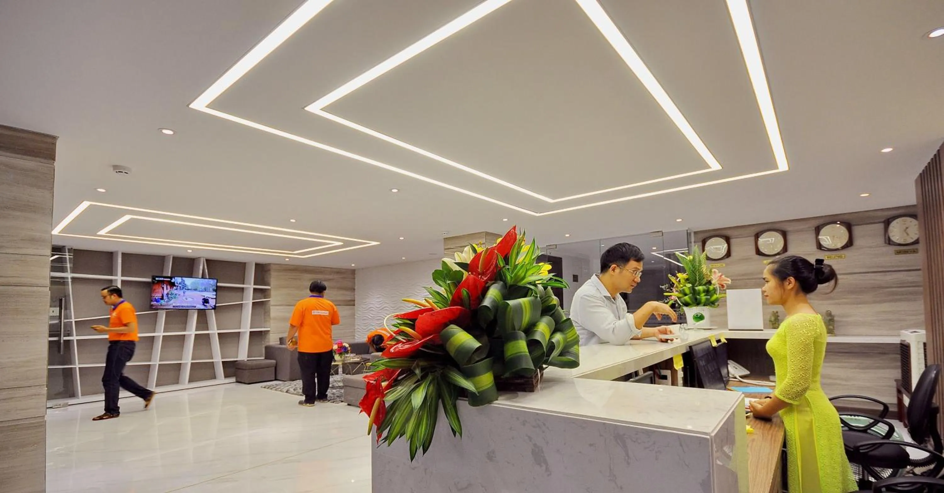 Lobby or reception in For You Hotel