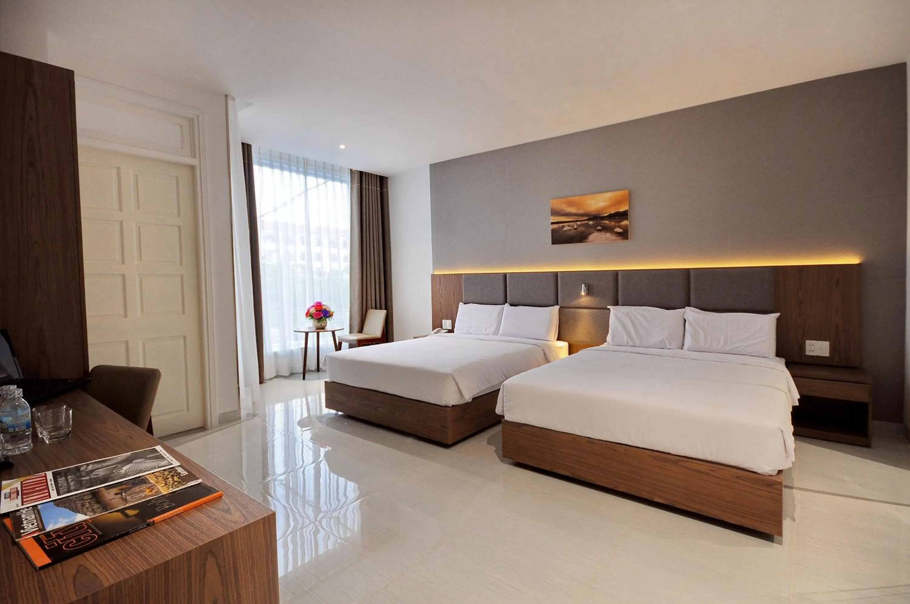 Photo of the whole room, Bed in For You Hotel