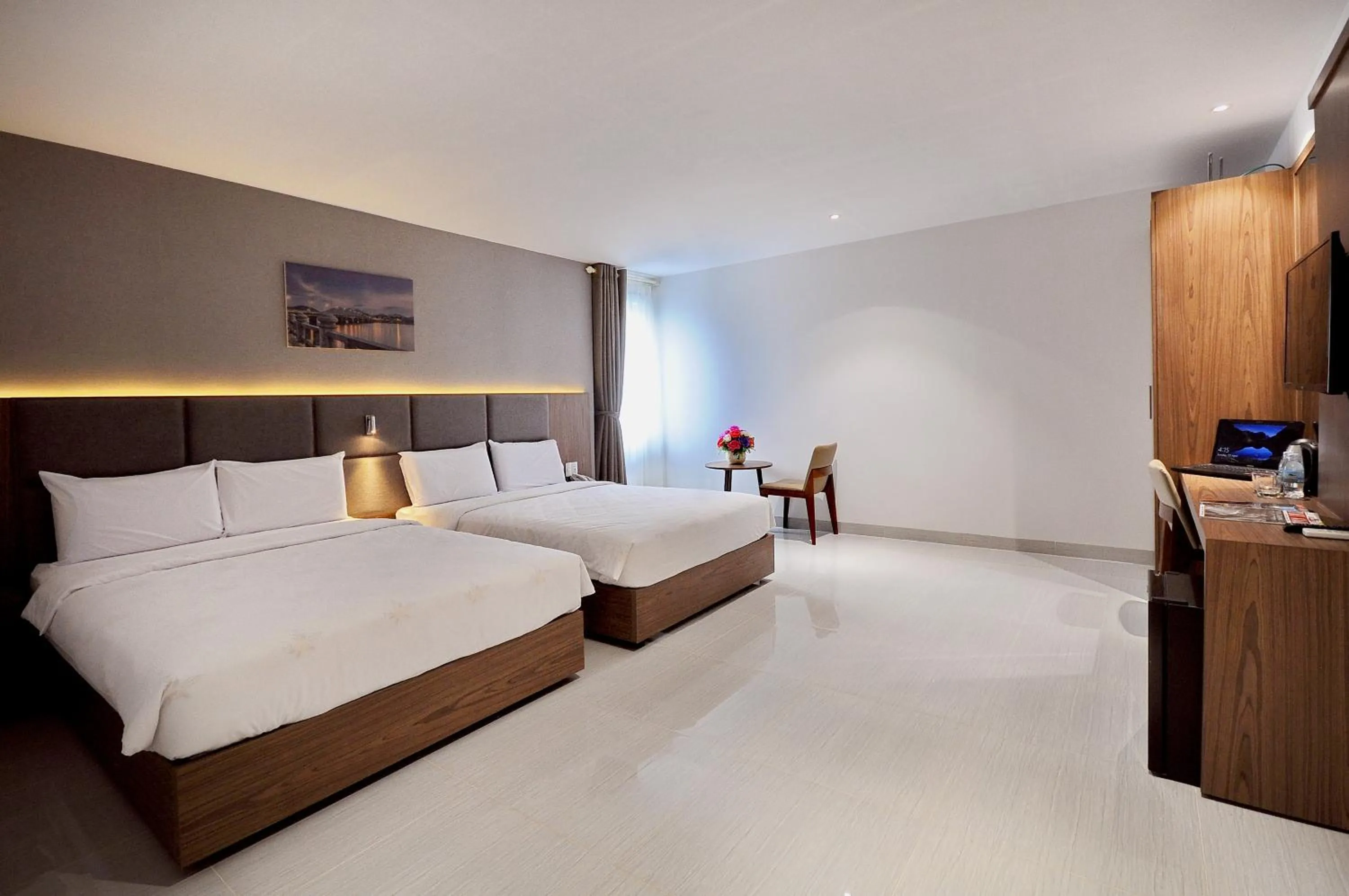 Photo of the whole room, Bed in For You Hotel