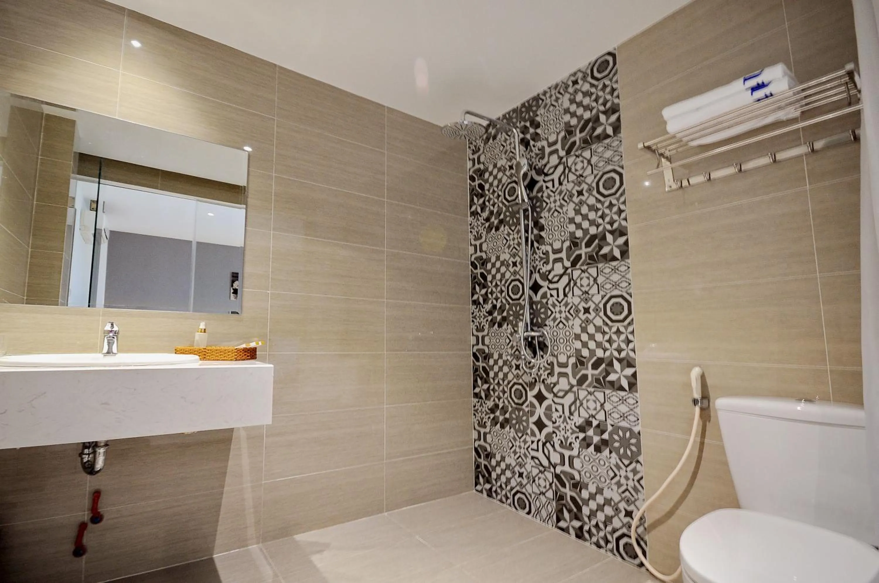 Shower in For You Hotel