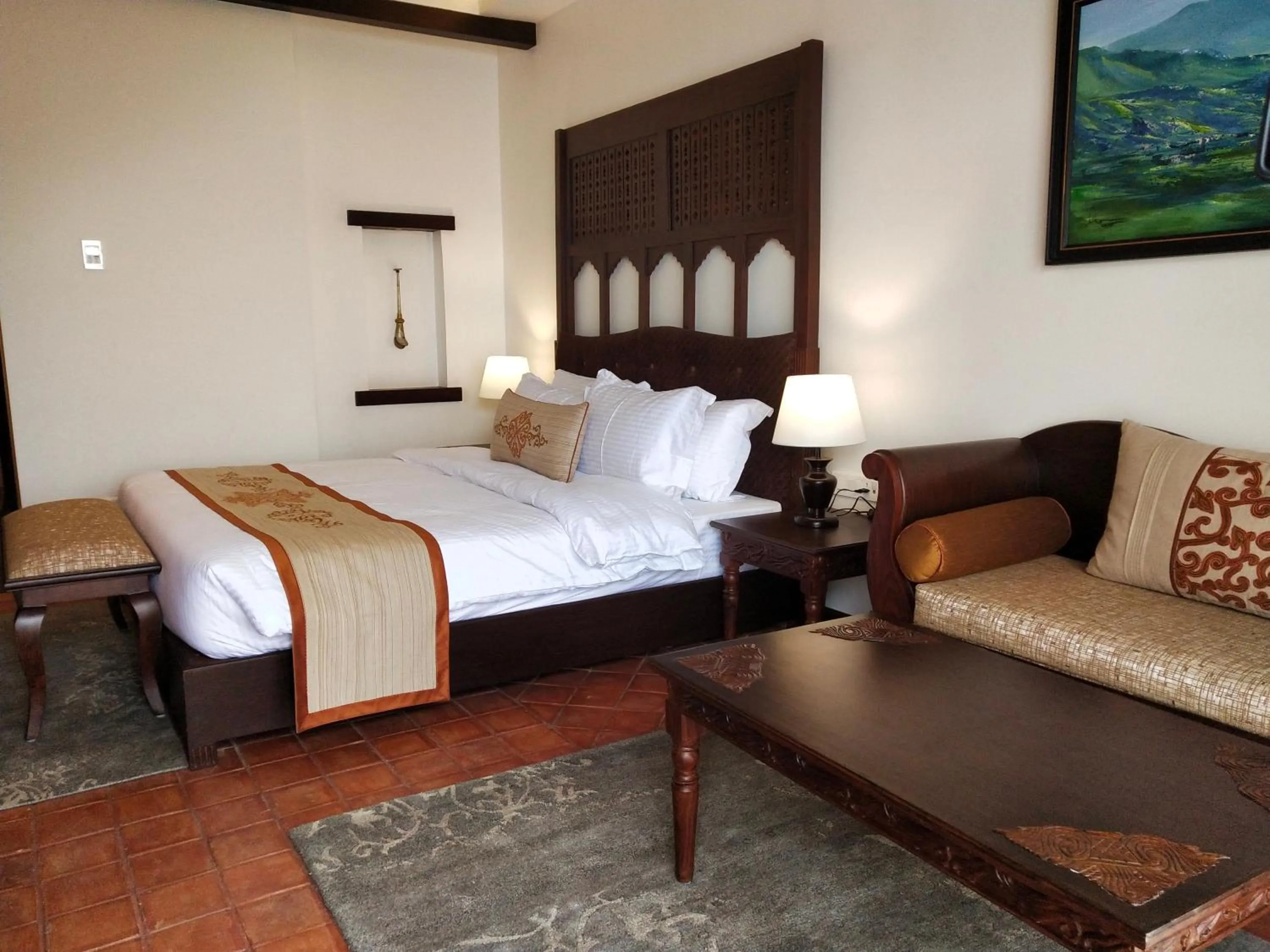 Bed in Chandragiri Hills Resort Kathmandu-Luxury in the Clouds