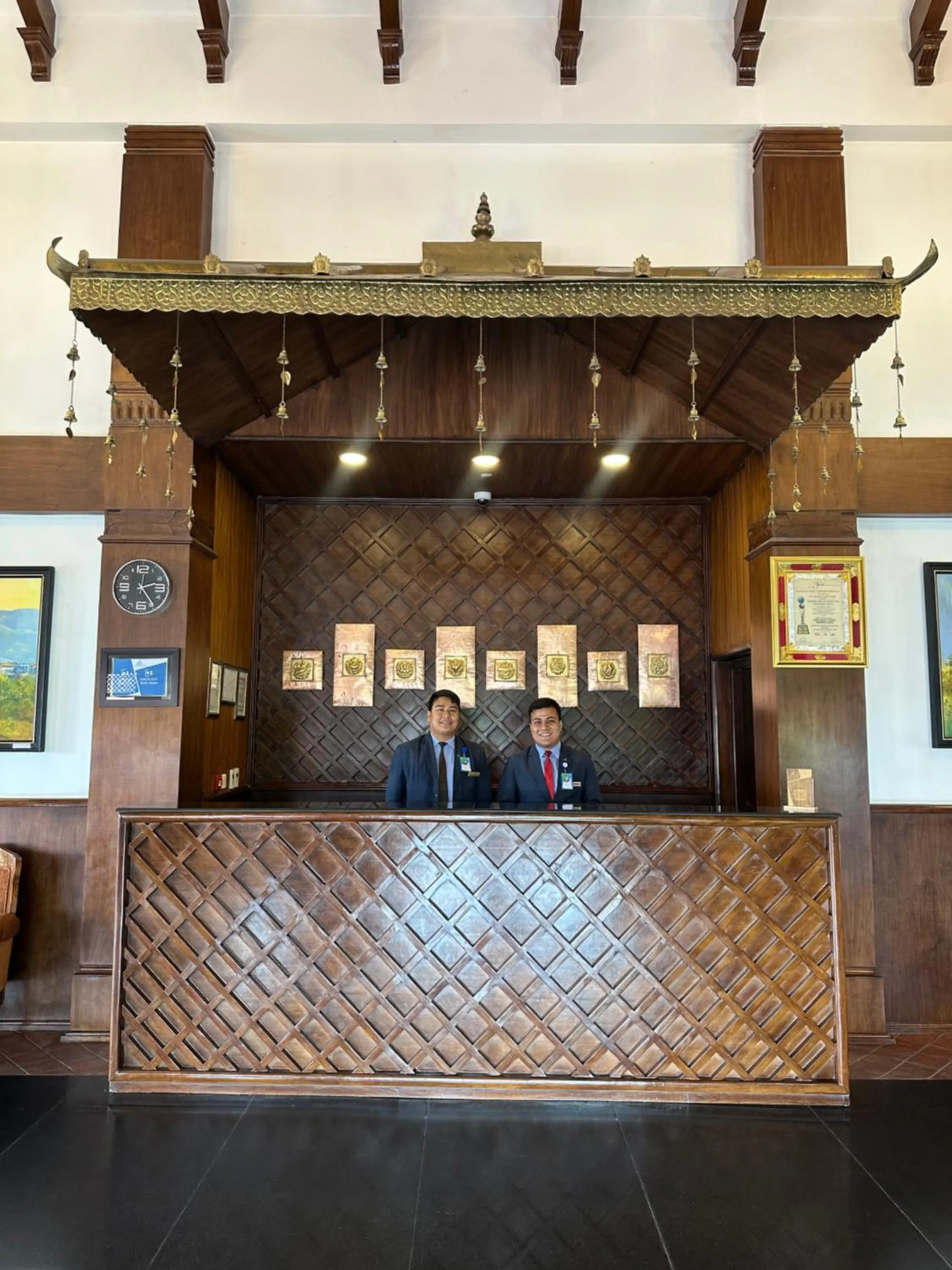 Lobby or reception in Chandragiri Hills Resort Kathmandu-Luxury in the Clouds