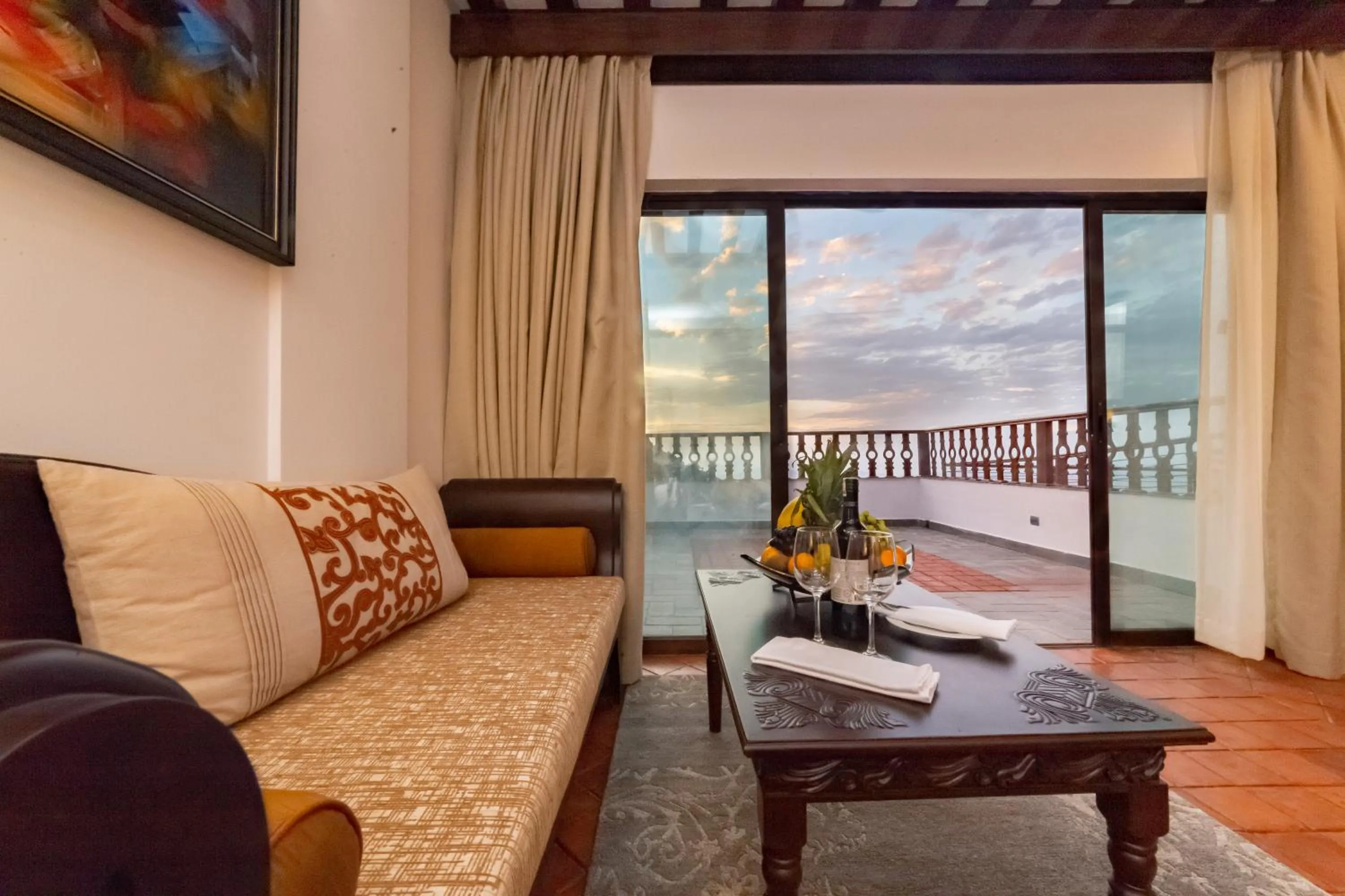 Balcony/Terrace in Chandragiri Hills Resort Kathmandu-Luxury in the Clouds