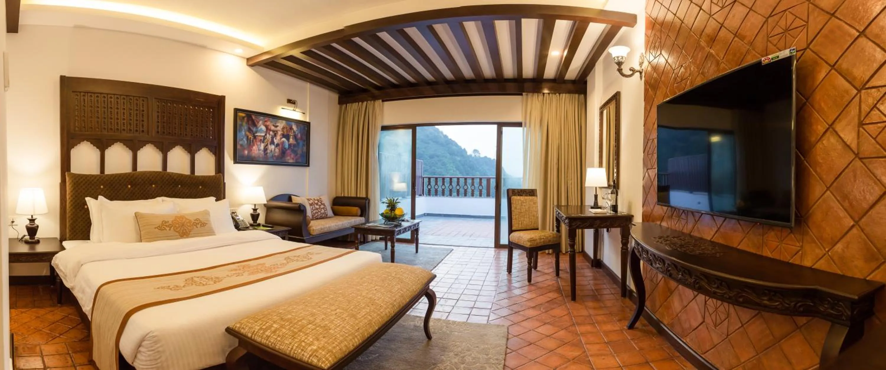 Bedroom, Bed in Chandragiri Hills Resort Kathmandu-Luxury in the Clouds