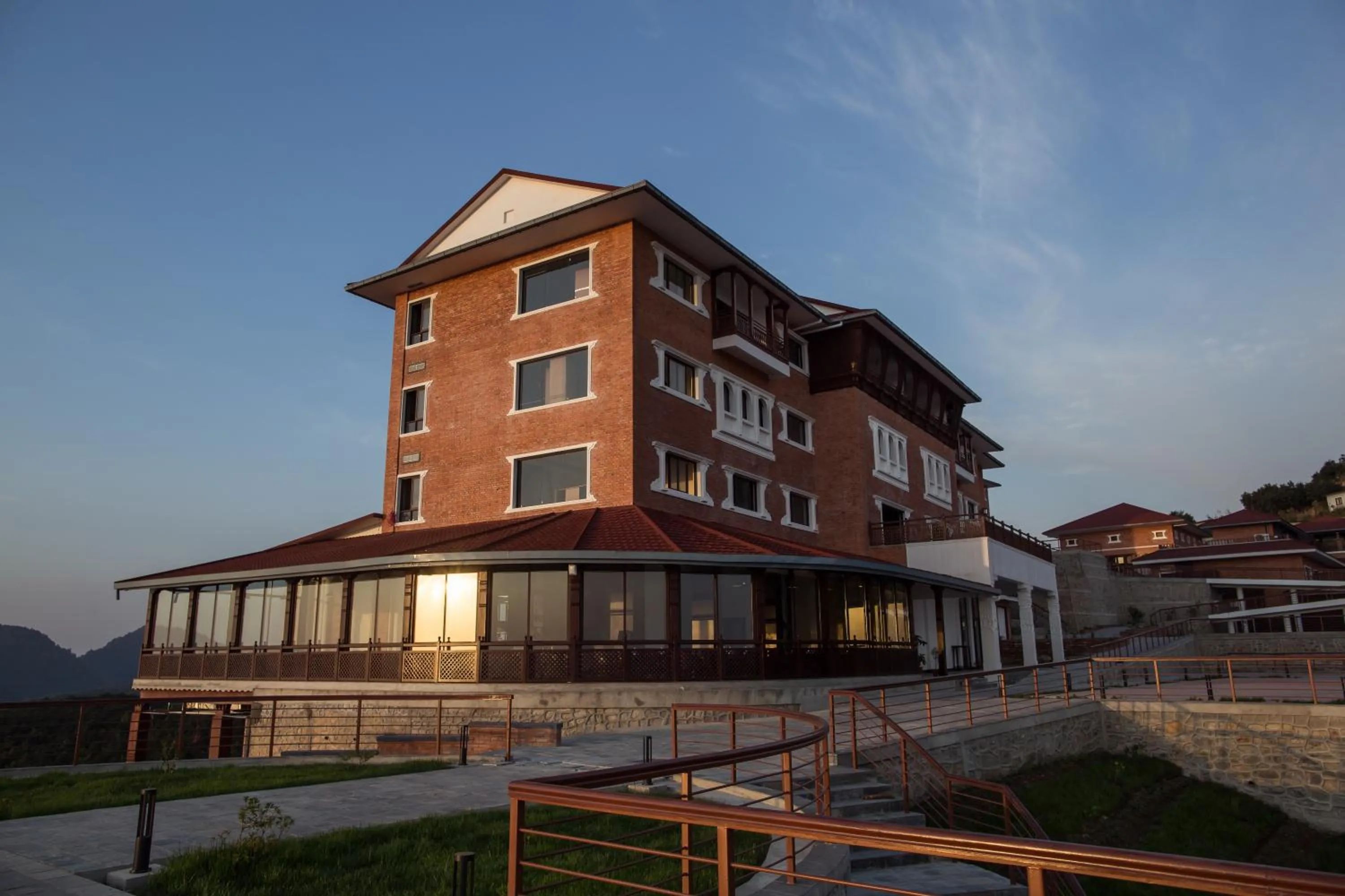 View (from property/room) in Chandragiri Hills Resort Kathmandu-Luxury in the Clouds