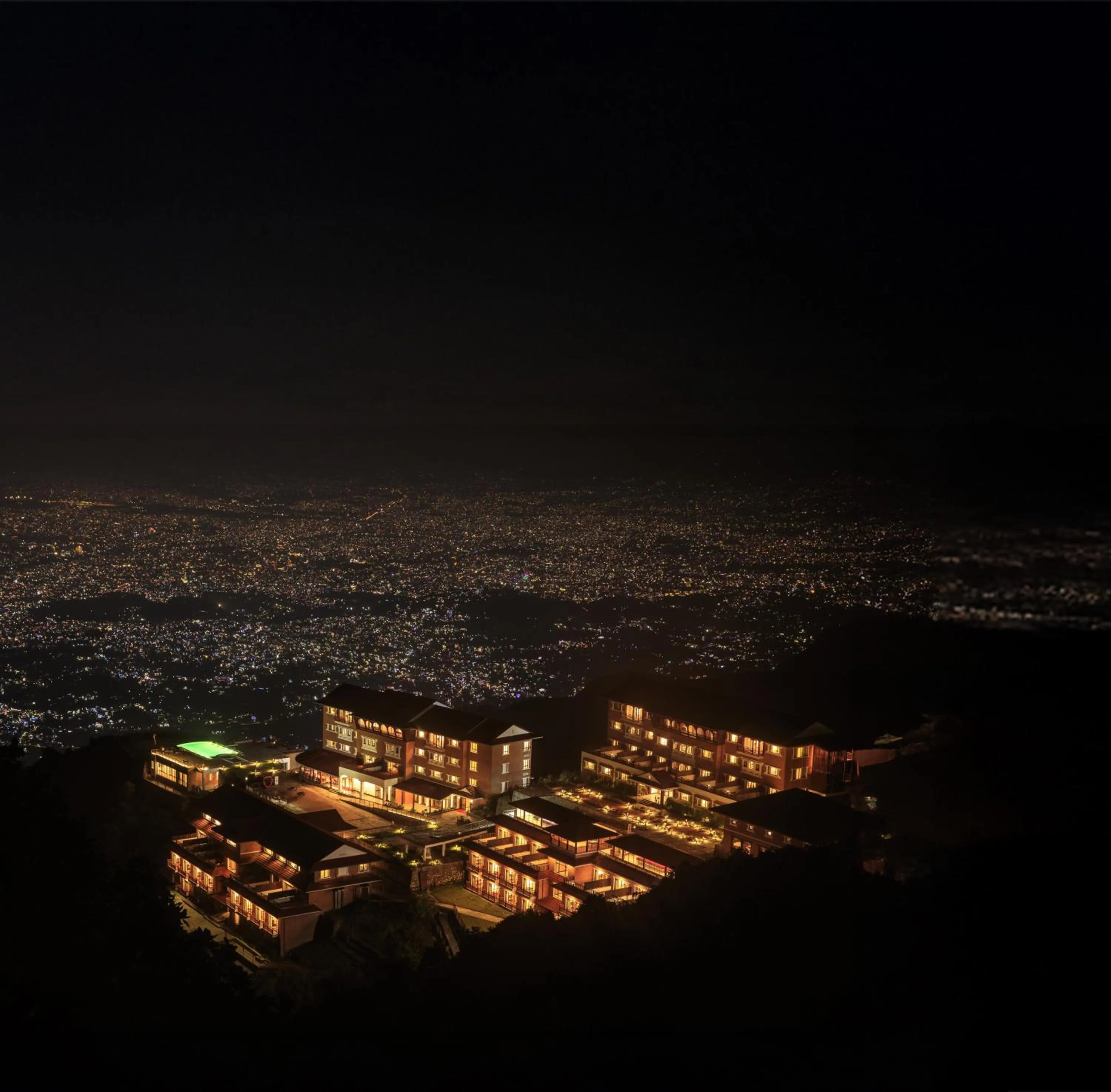 Facade/entrance in Chandragiri Hills Resort Kathmandu-Luxury in the Clouds