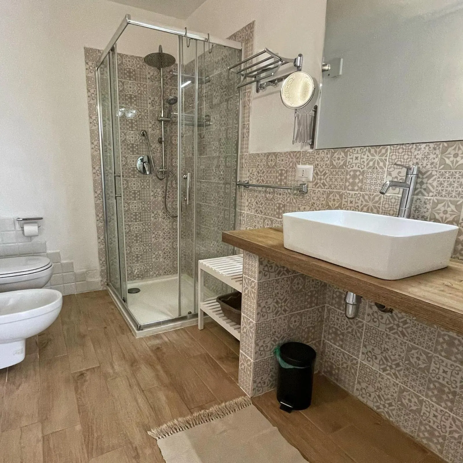 Shower in La Pecora Nera B&B