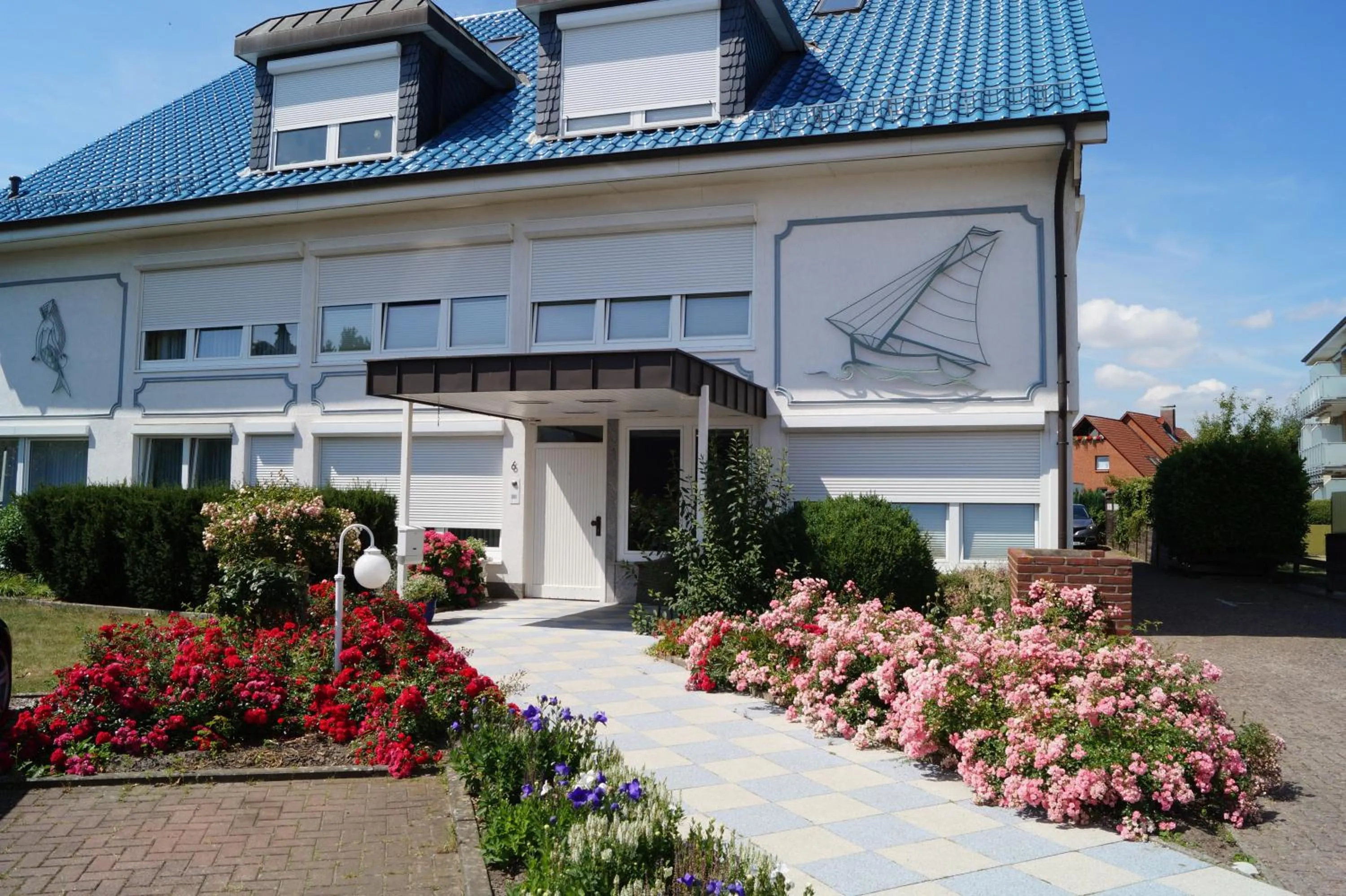 Garden view in Hotel Villa Undine