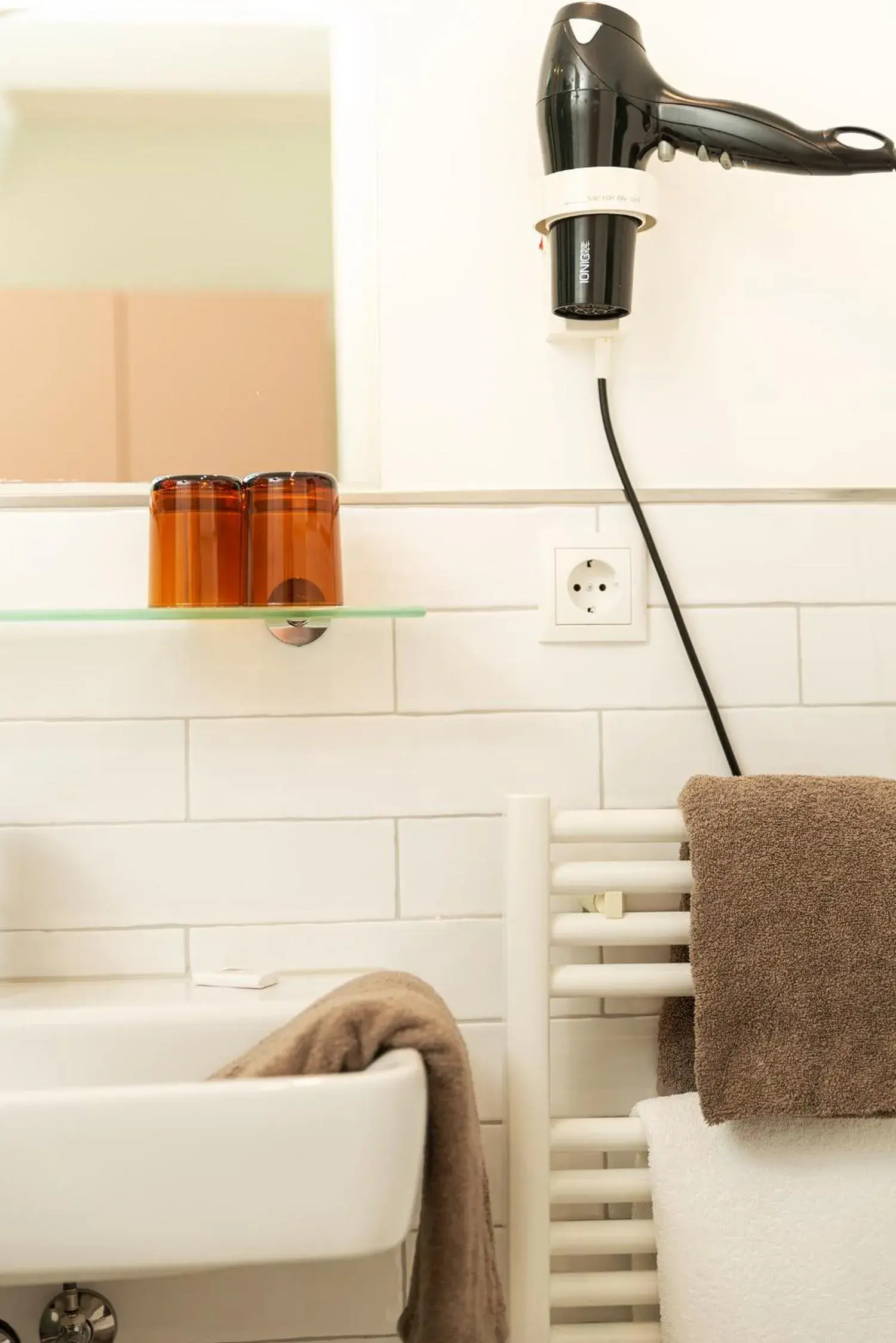 Bathroom in Hotel Alter Kreisbahnhof Bathroom in Hotel Alter Kreisbahnhof