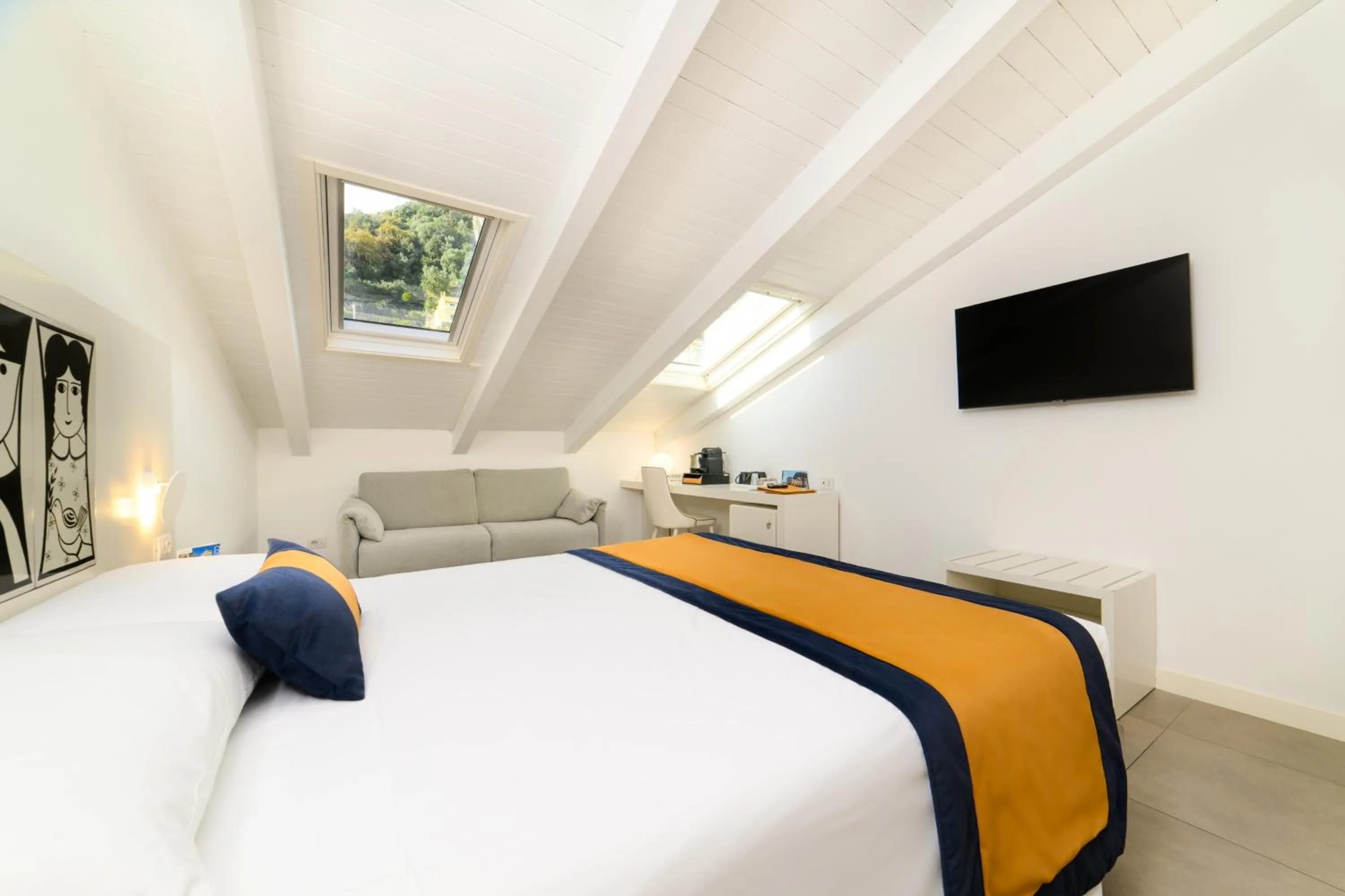 Bed in Zia Pupetta Suites