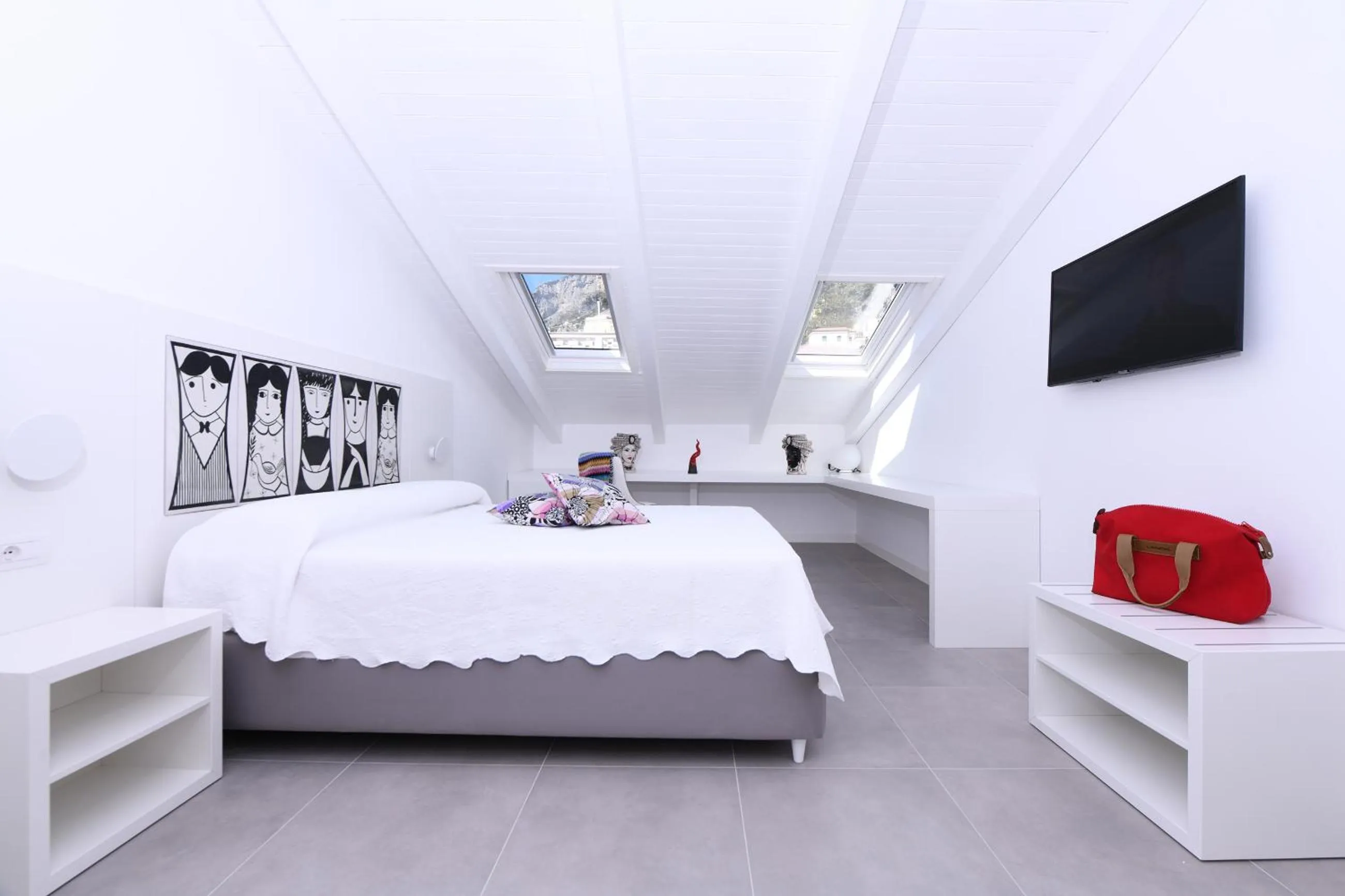 Bed in Zia Pupetta Suites