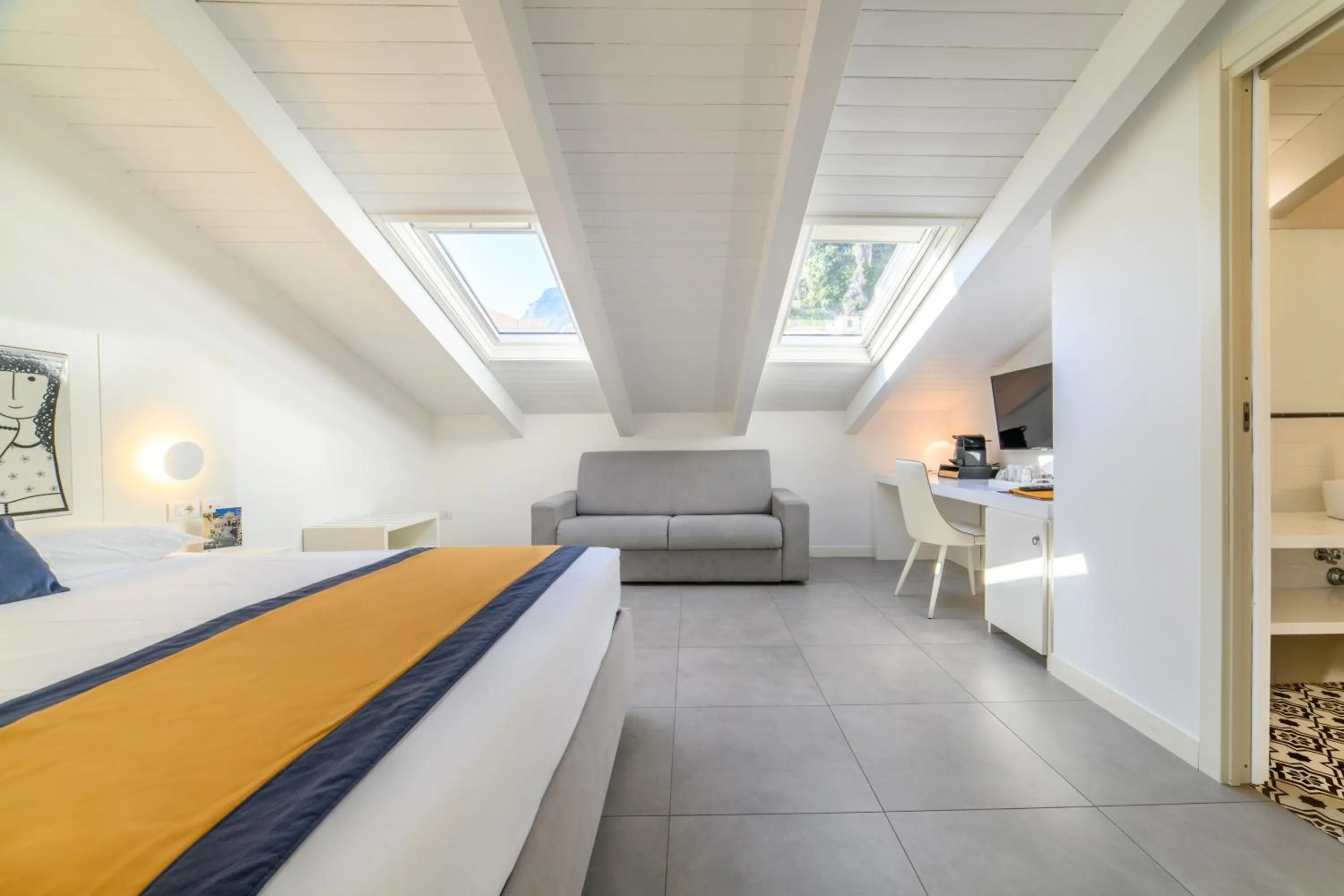 Bed in Zia Pupetta Suites