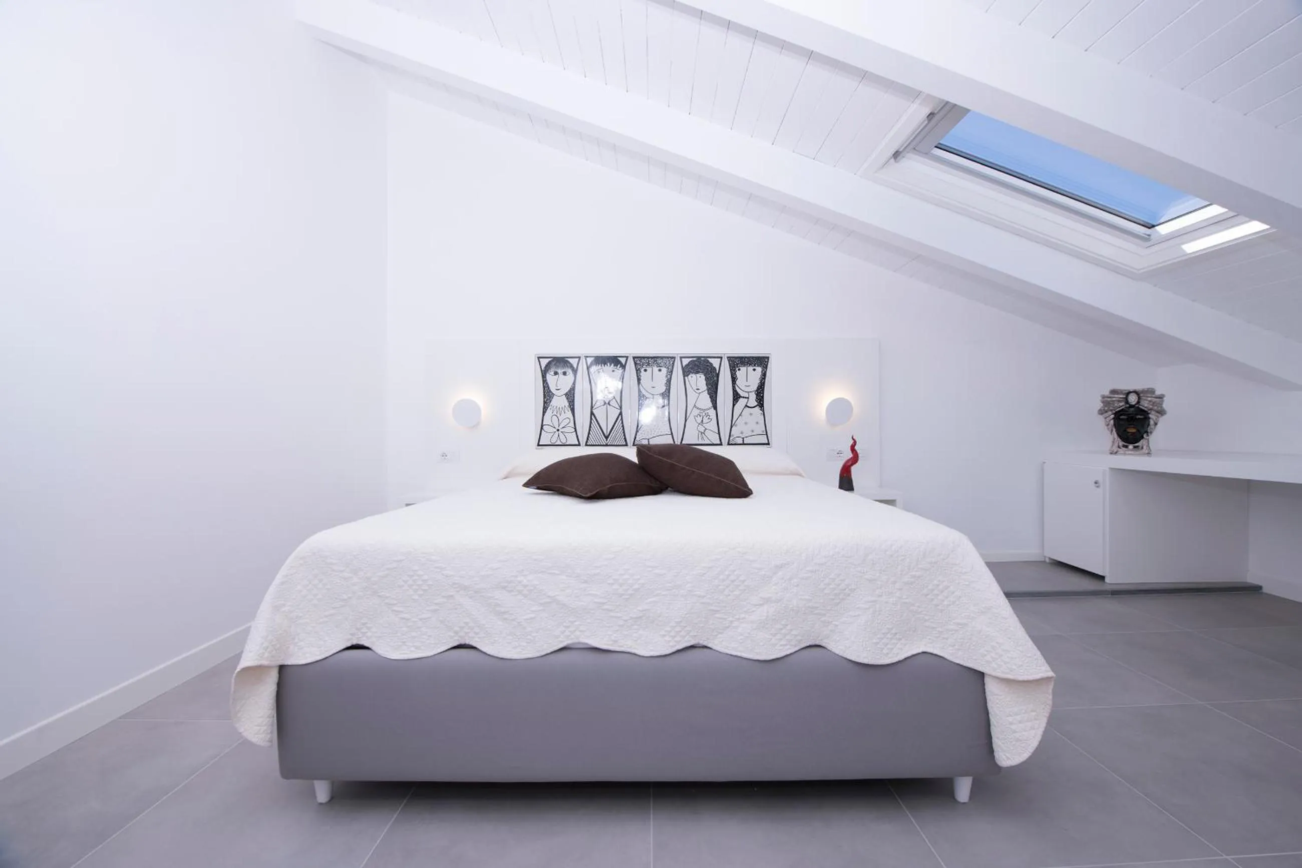 Bed in Zia Pupetta Suites