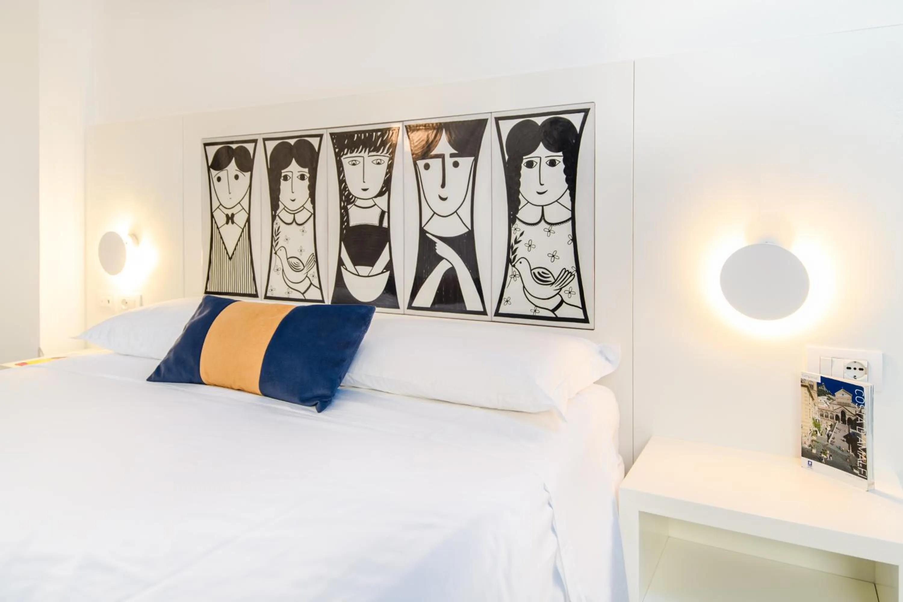 Bed in Zia Pupetta Suites