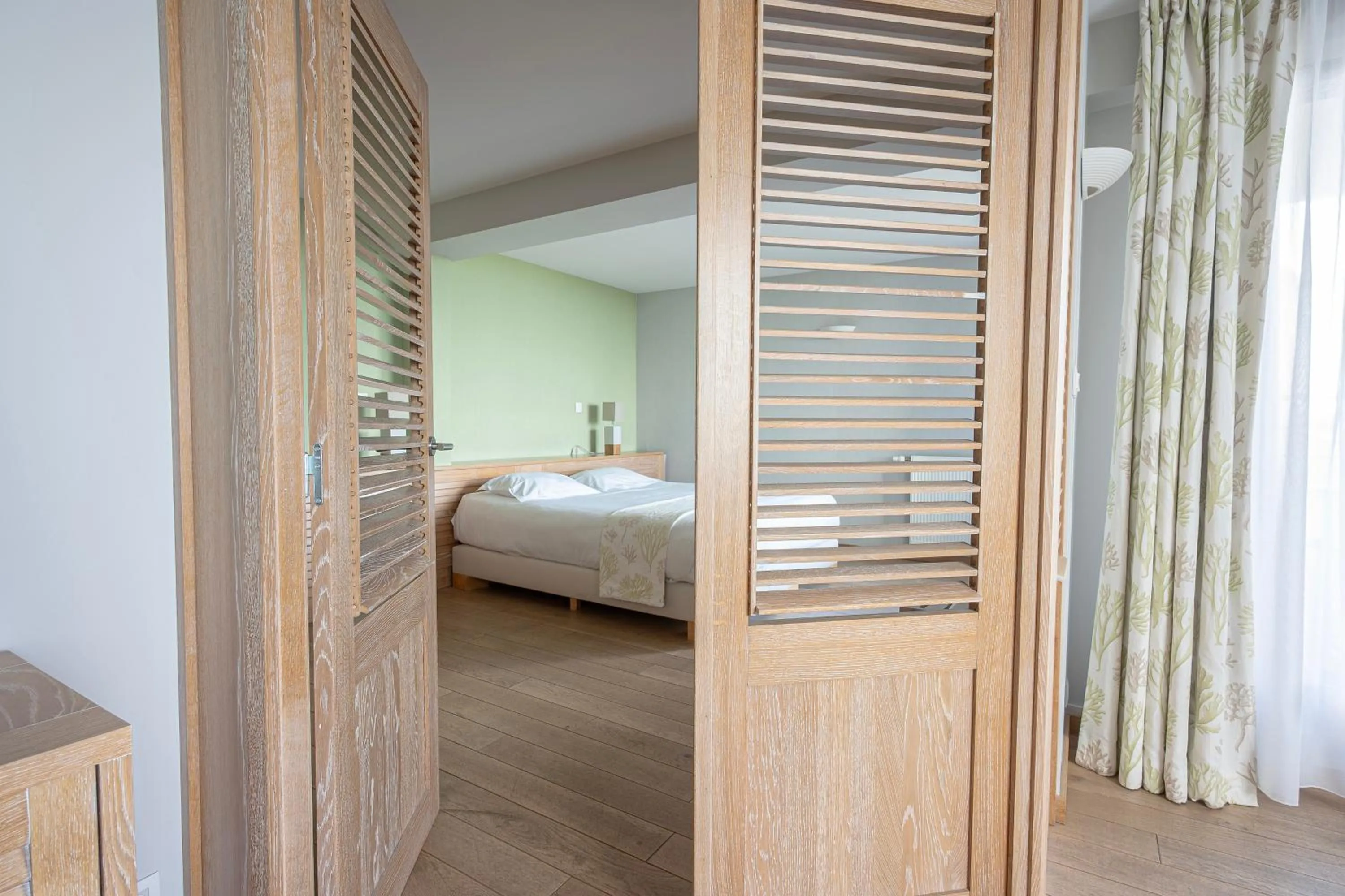Bed in Logis Le Château de Sable