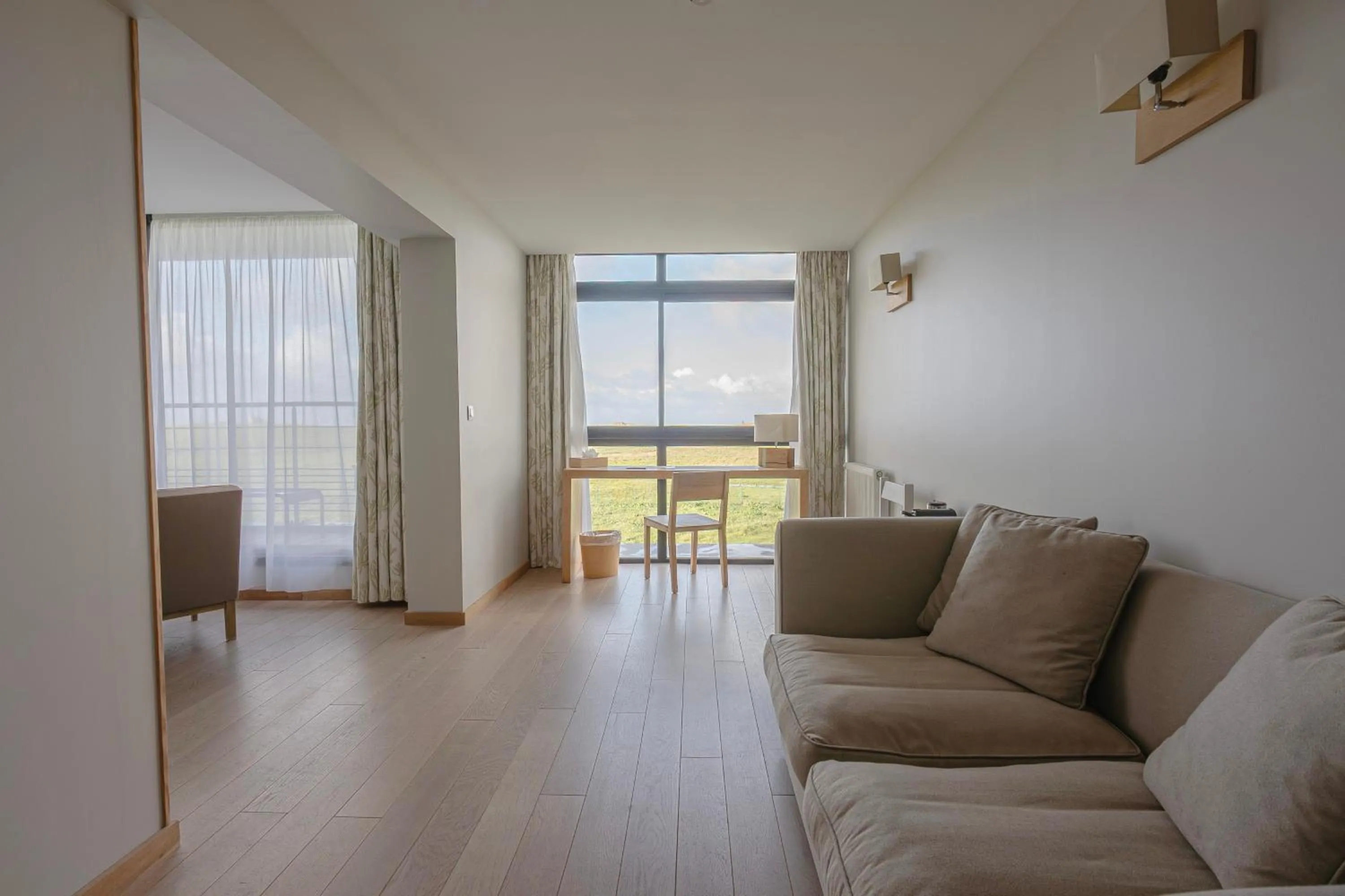 Living room in Logis Le Château de Sable