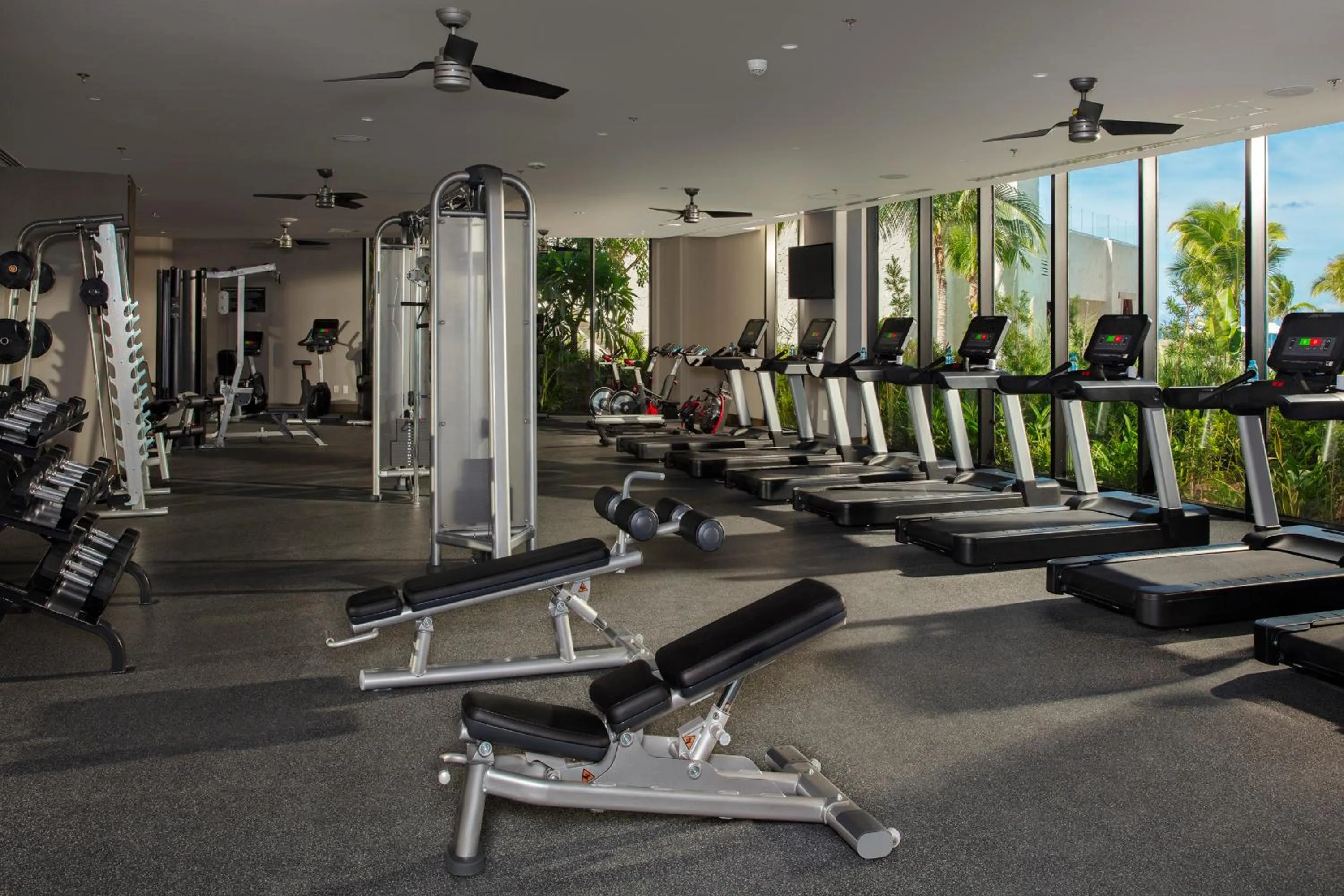 Fitness centre/facilities in Dreams Natura Resort & Spa - All Inclusive