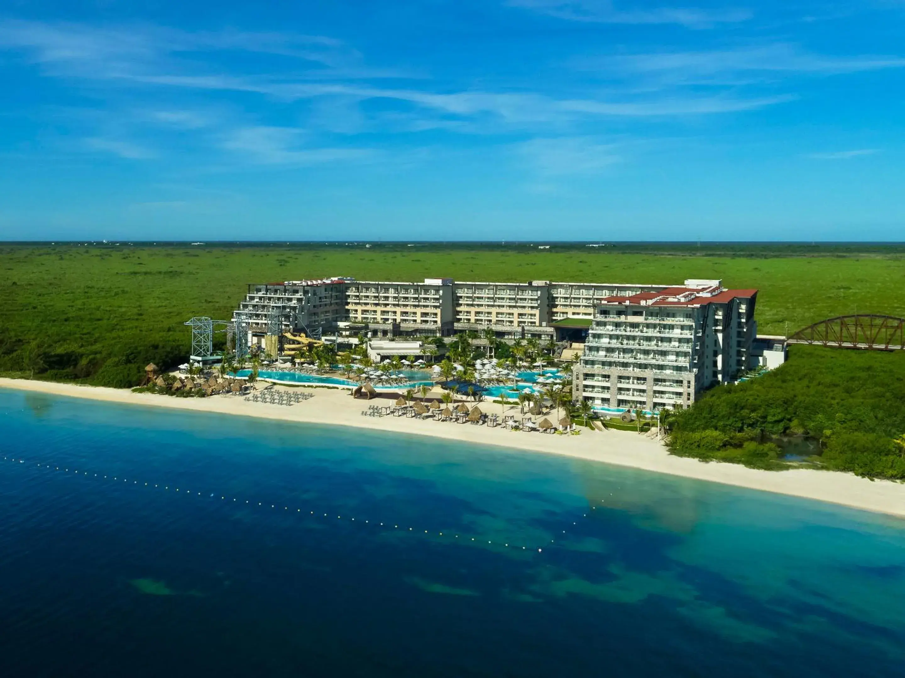 Bird's eye view in Dreams Natura Resort & Spa - All Inclusive Bird's eye view in Dreams Natura Resort & Spa - All Inclusive