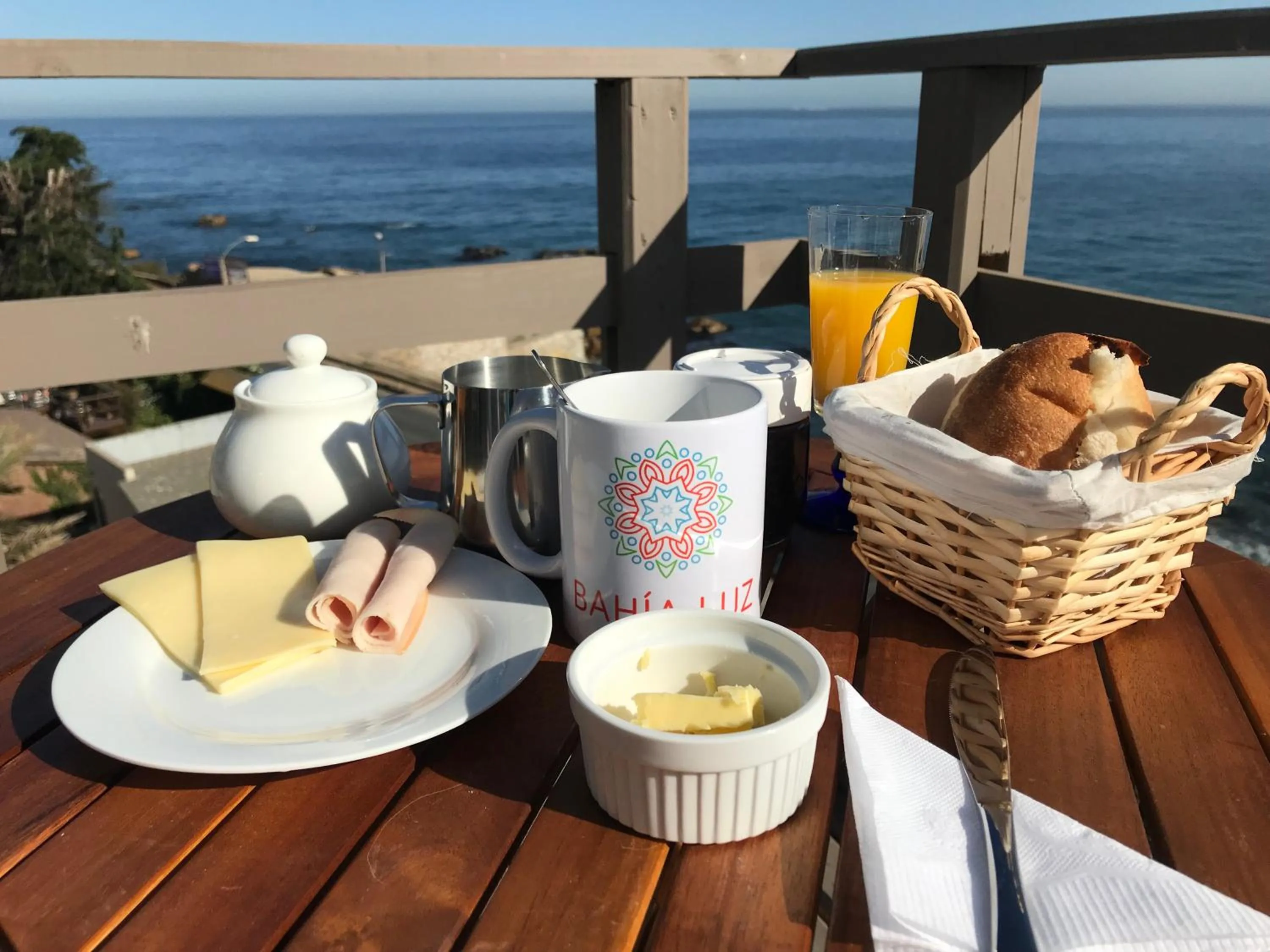 Balcony/Terrace in Bahía Luz Hostal