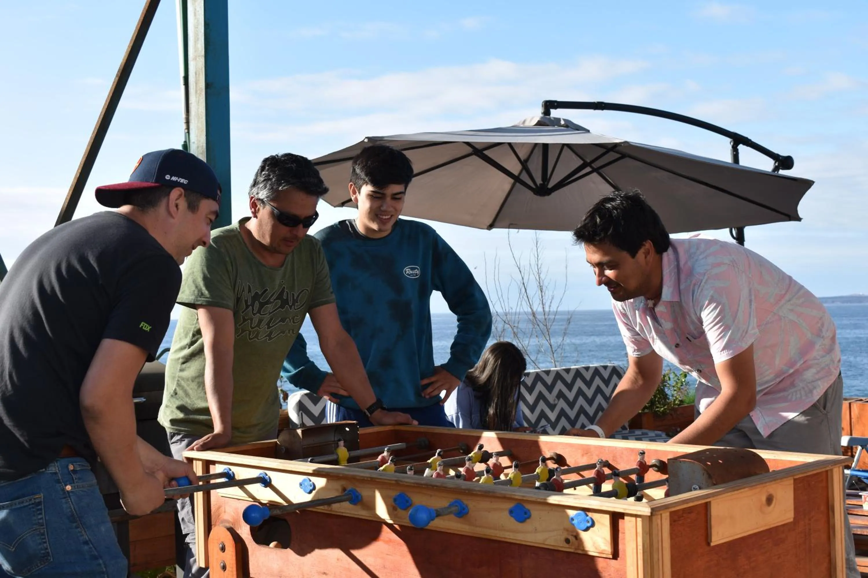 Balcony/Terrace in Bahía Luz Hostal