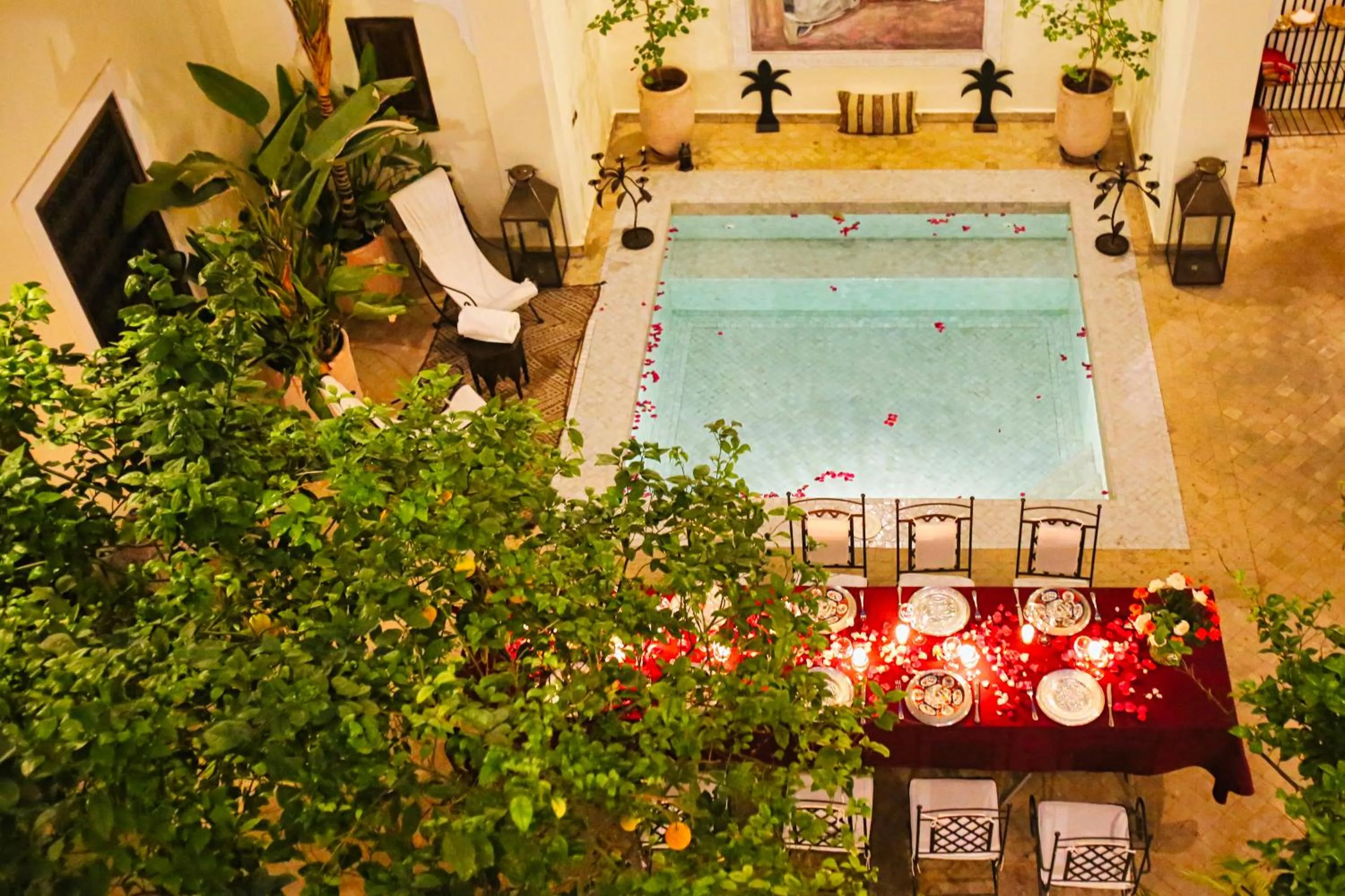 Patio in Riad du Ciel Marrakech