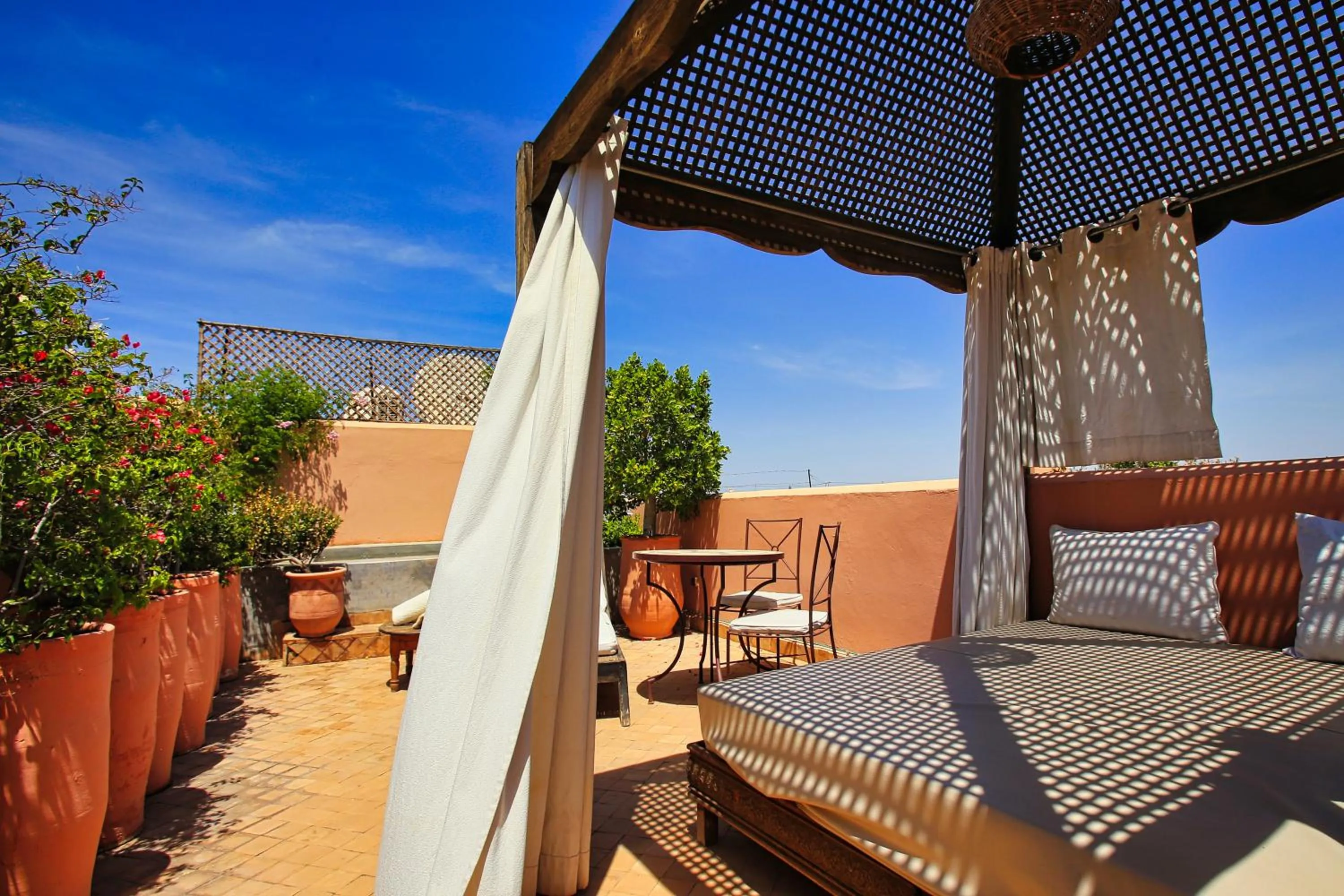 Balcony/Terrace in Riad du Ciel Marrakech