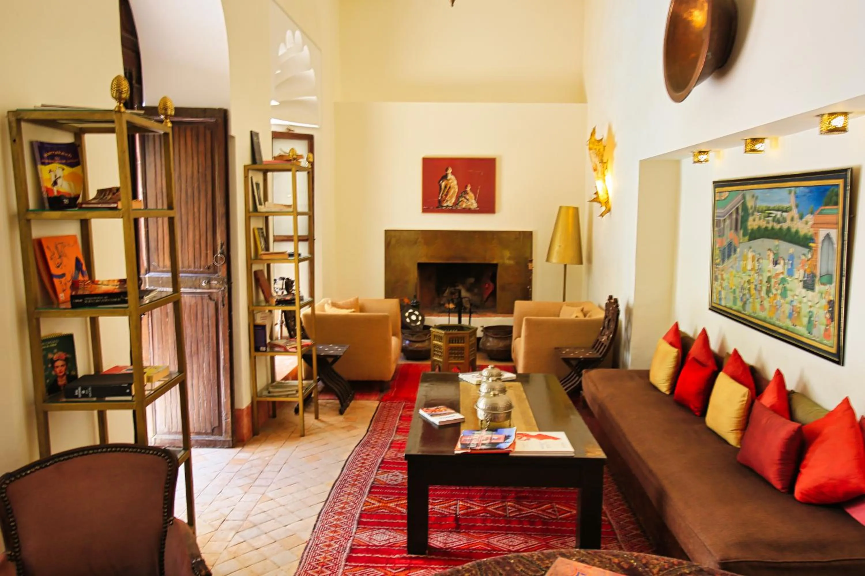 Living room in Riad du Ciel Marrakech