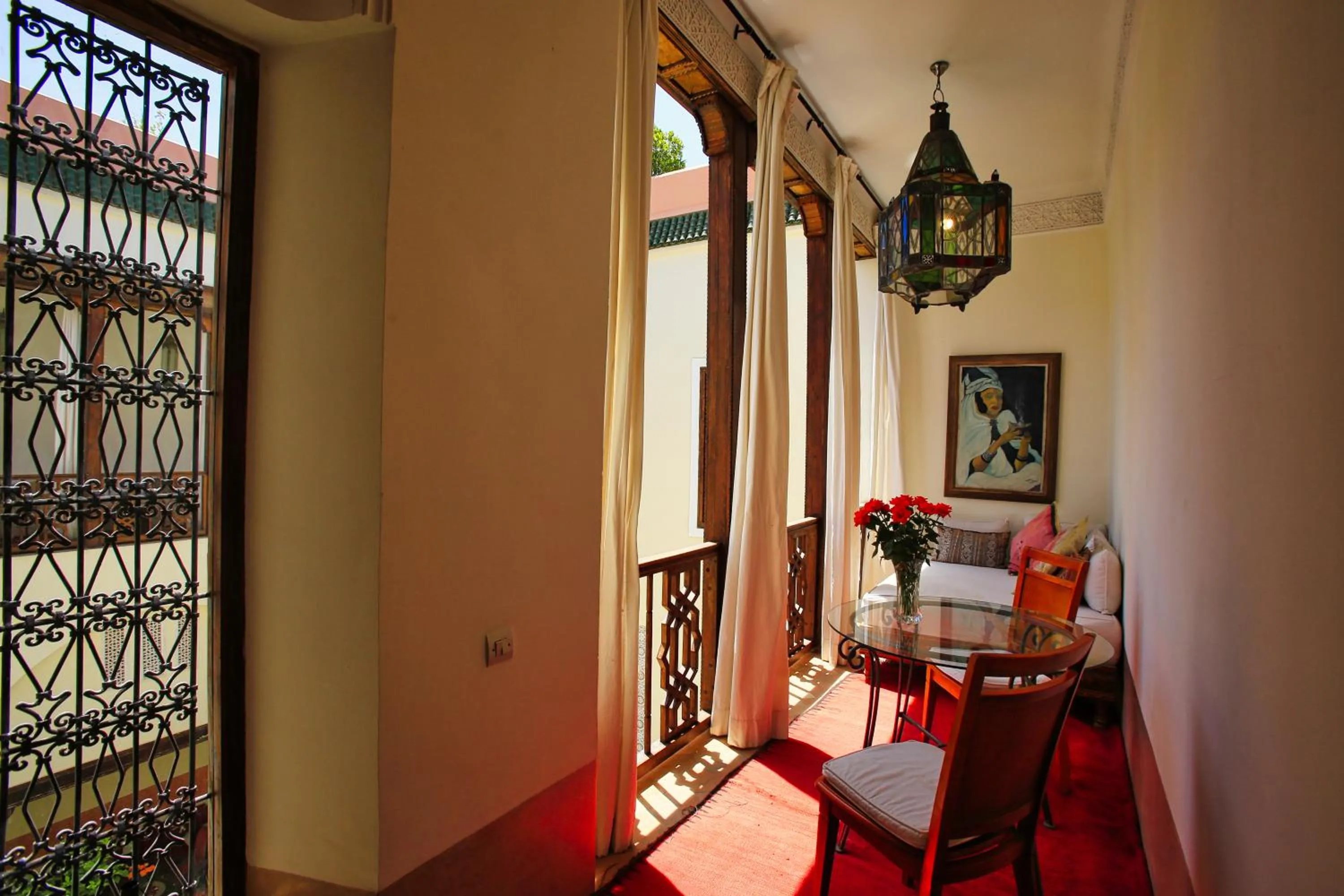 Balcony/Terrace in Riad du Ciel Marrakech