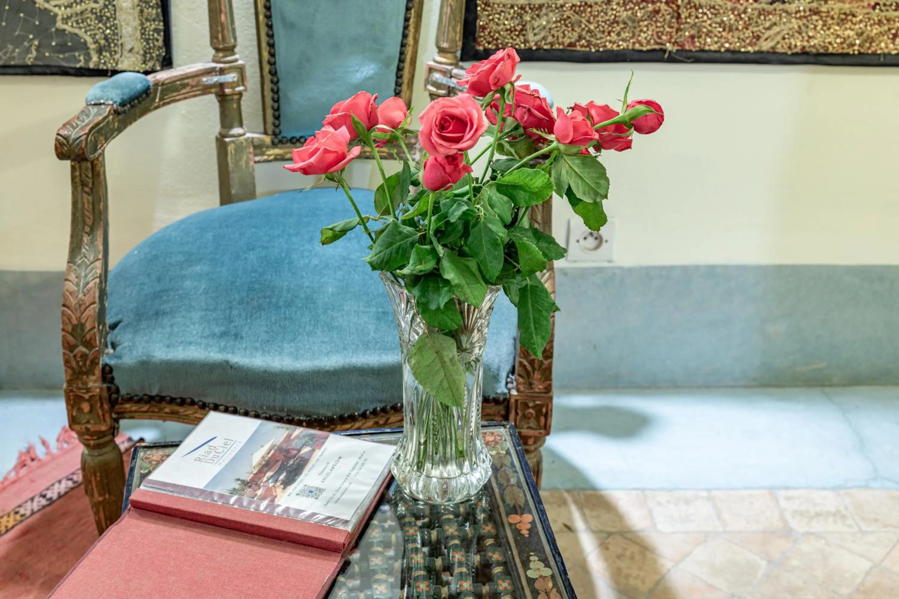 Decorative detail in Riad du Ciel Marrakech