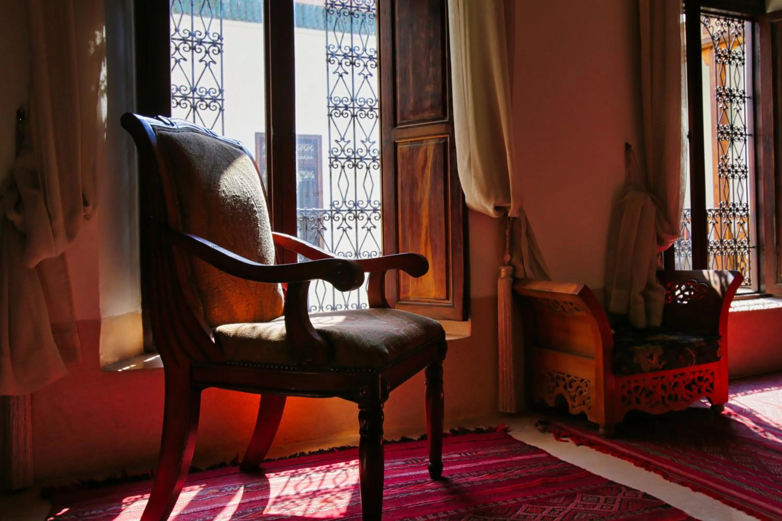 Decorative detail in Riad du Ciel Marrakech