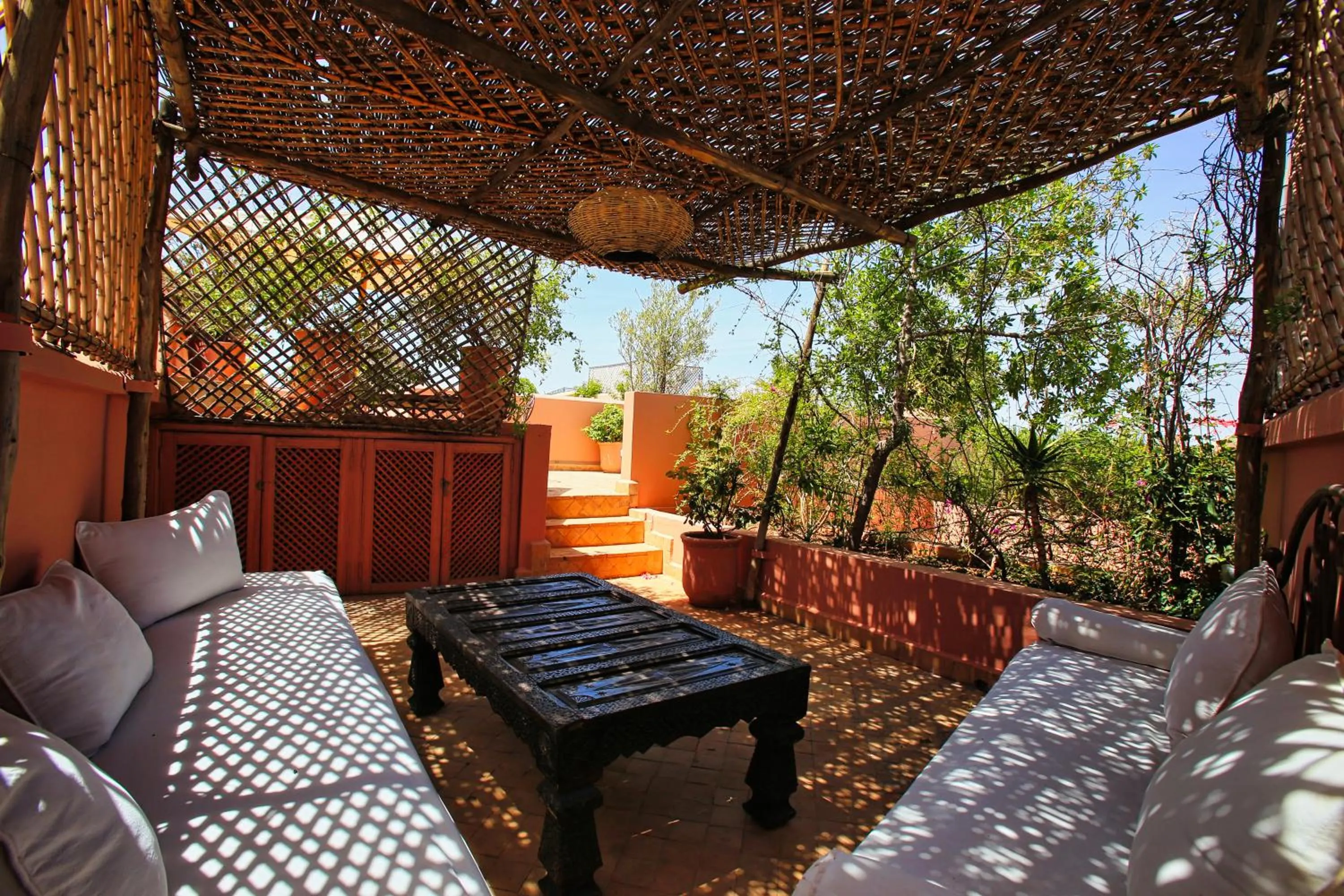 Balcony/Terrace in Riad du Ciel Marrakech