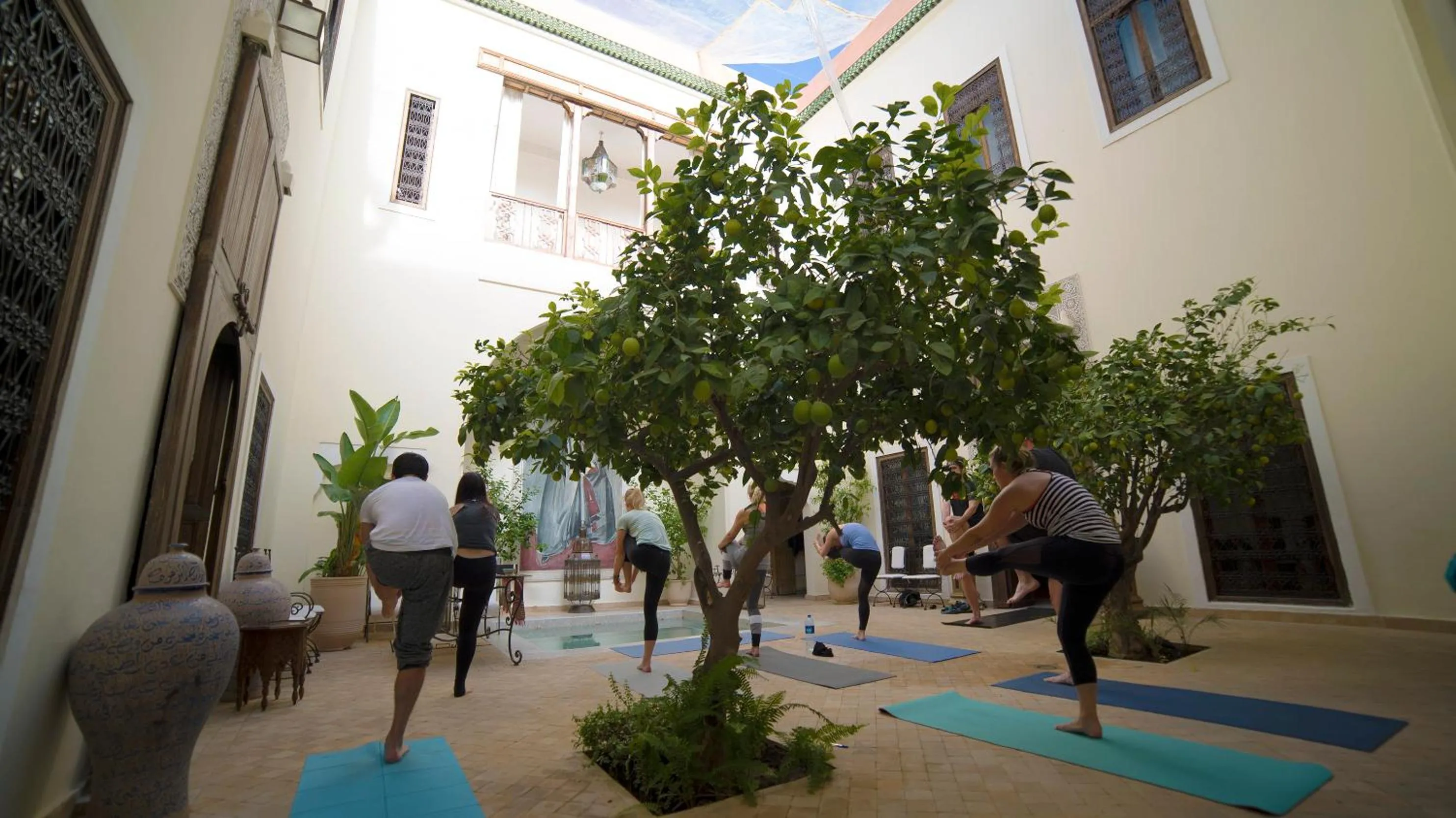 Balcony/Terrace in Riad du Ciel Marrakech