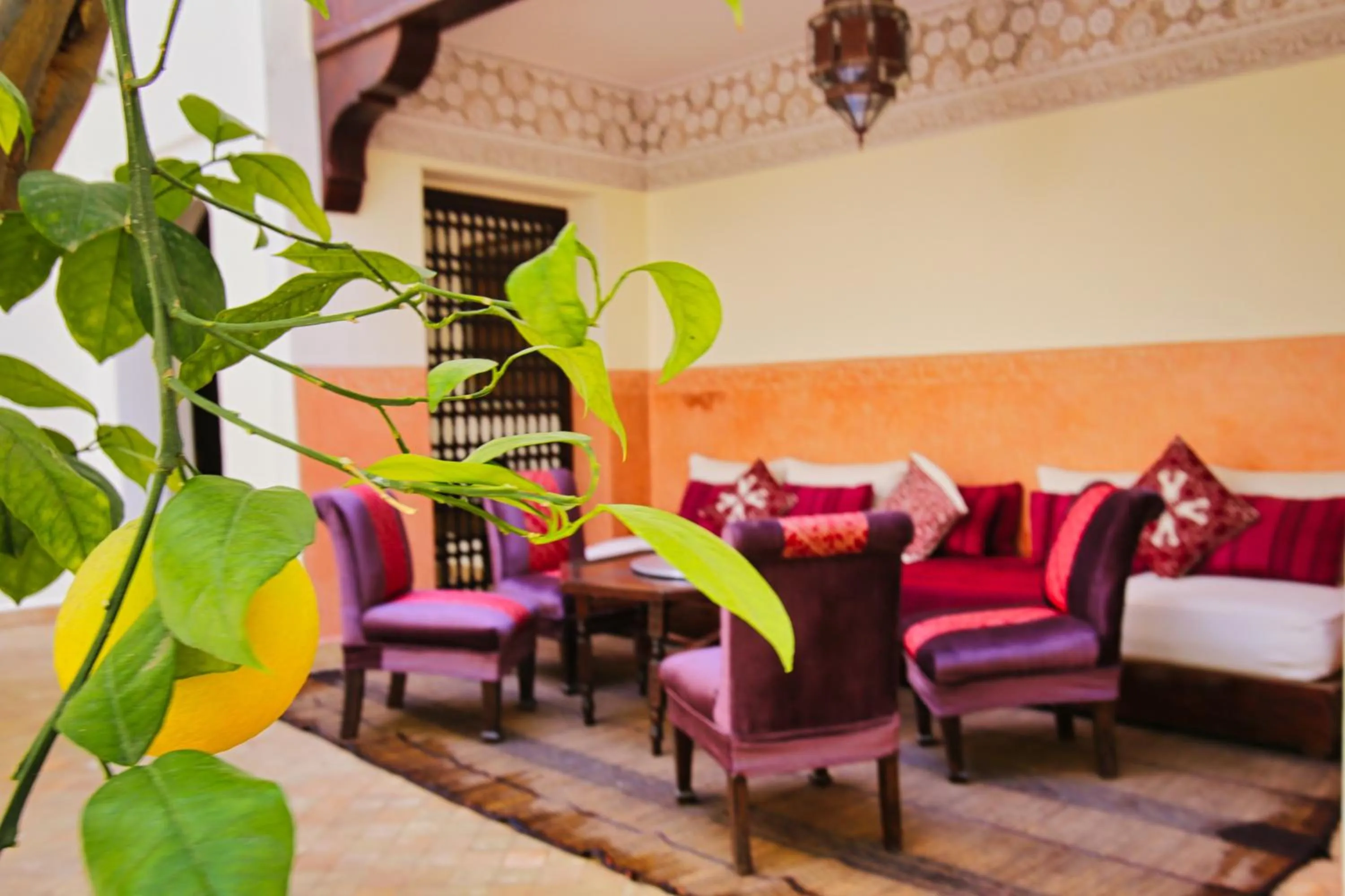 Lobby or reception in Riad du Ciel Marrakech