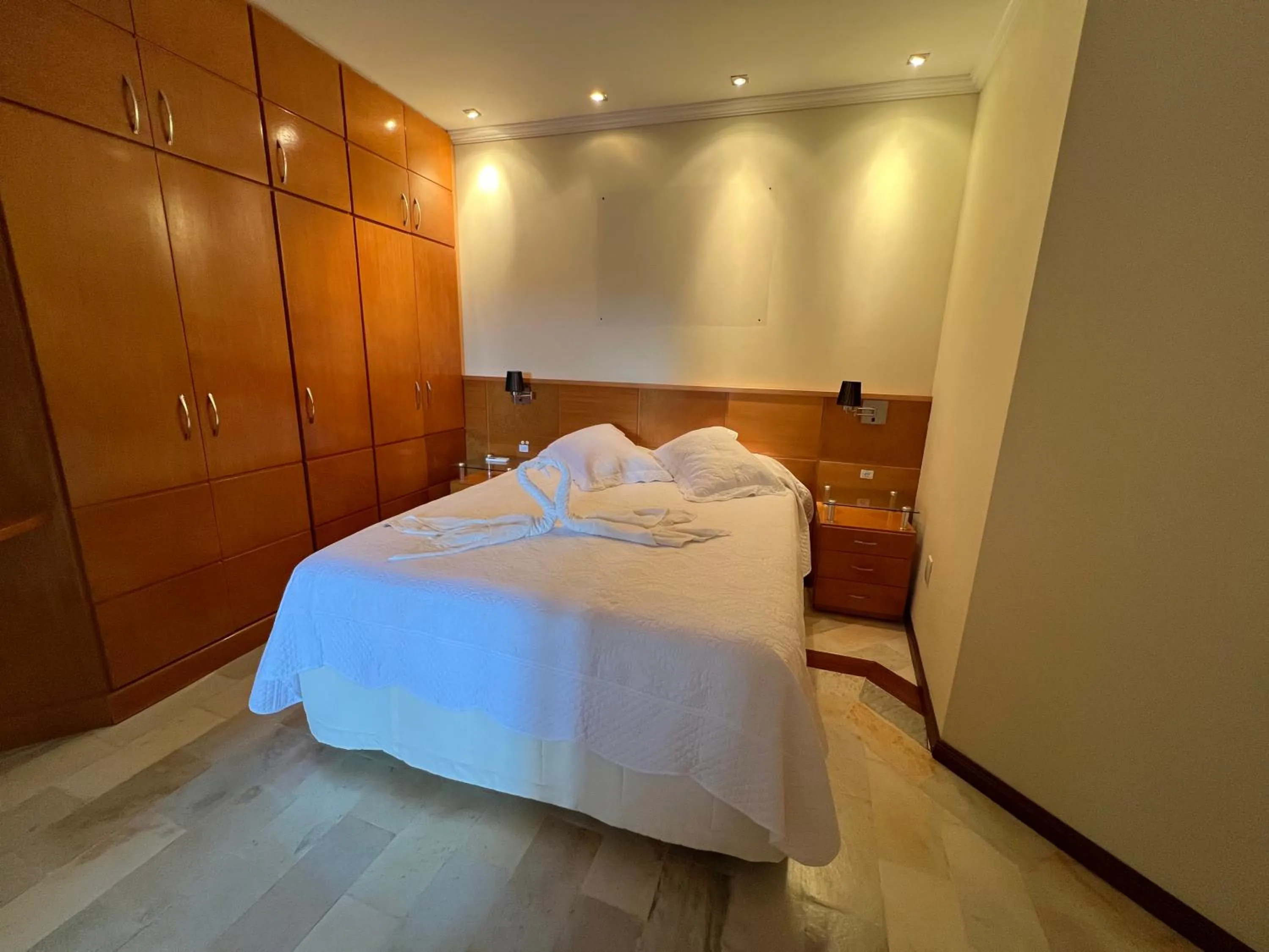 Bed in Pousada Lozalti