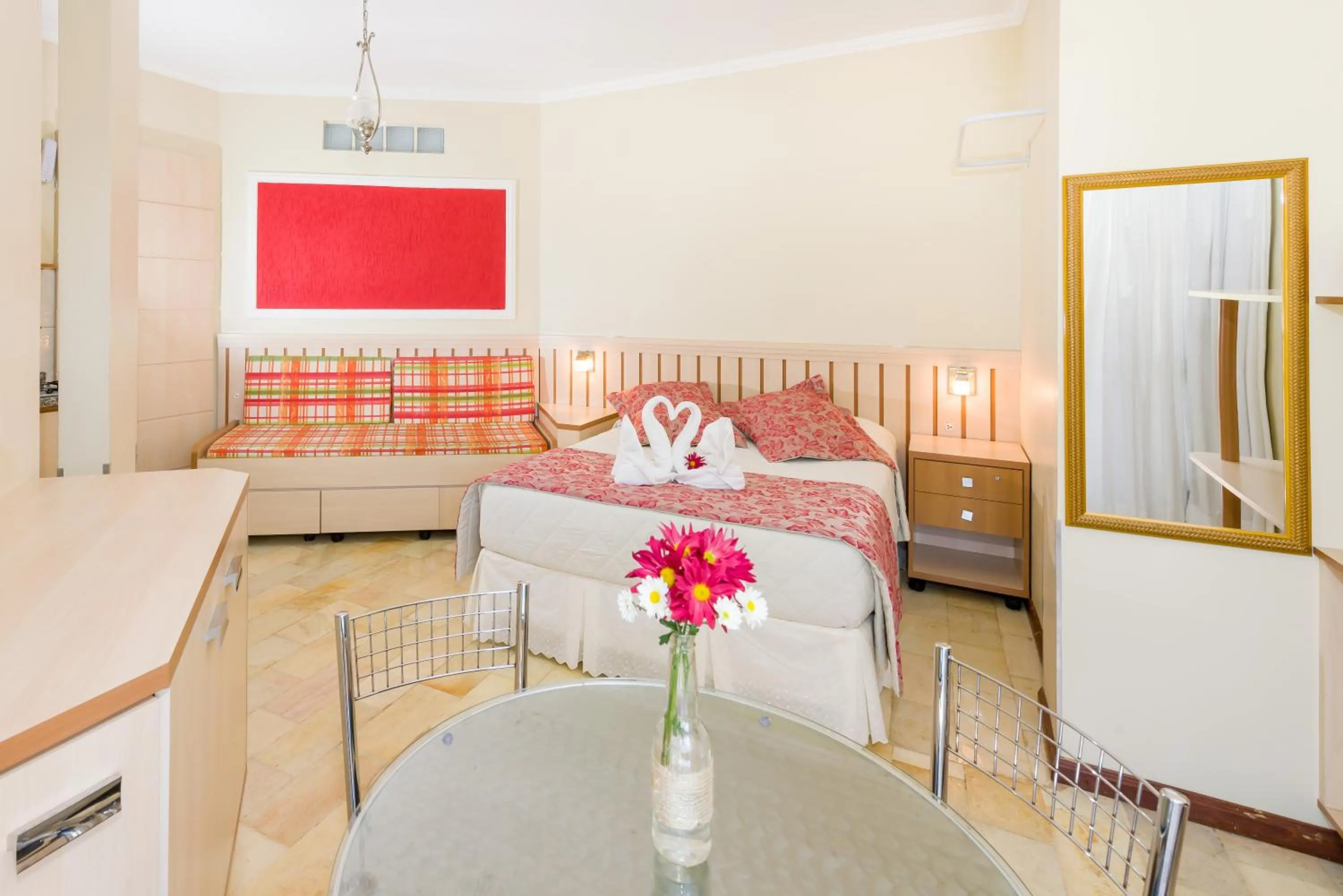 Bed in Pousada Lozalti
