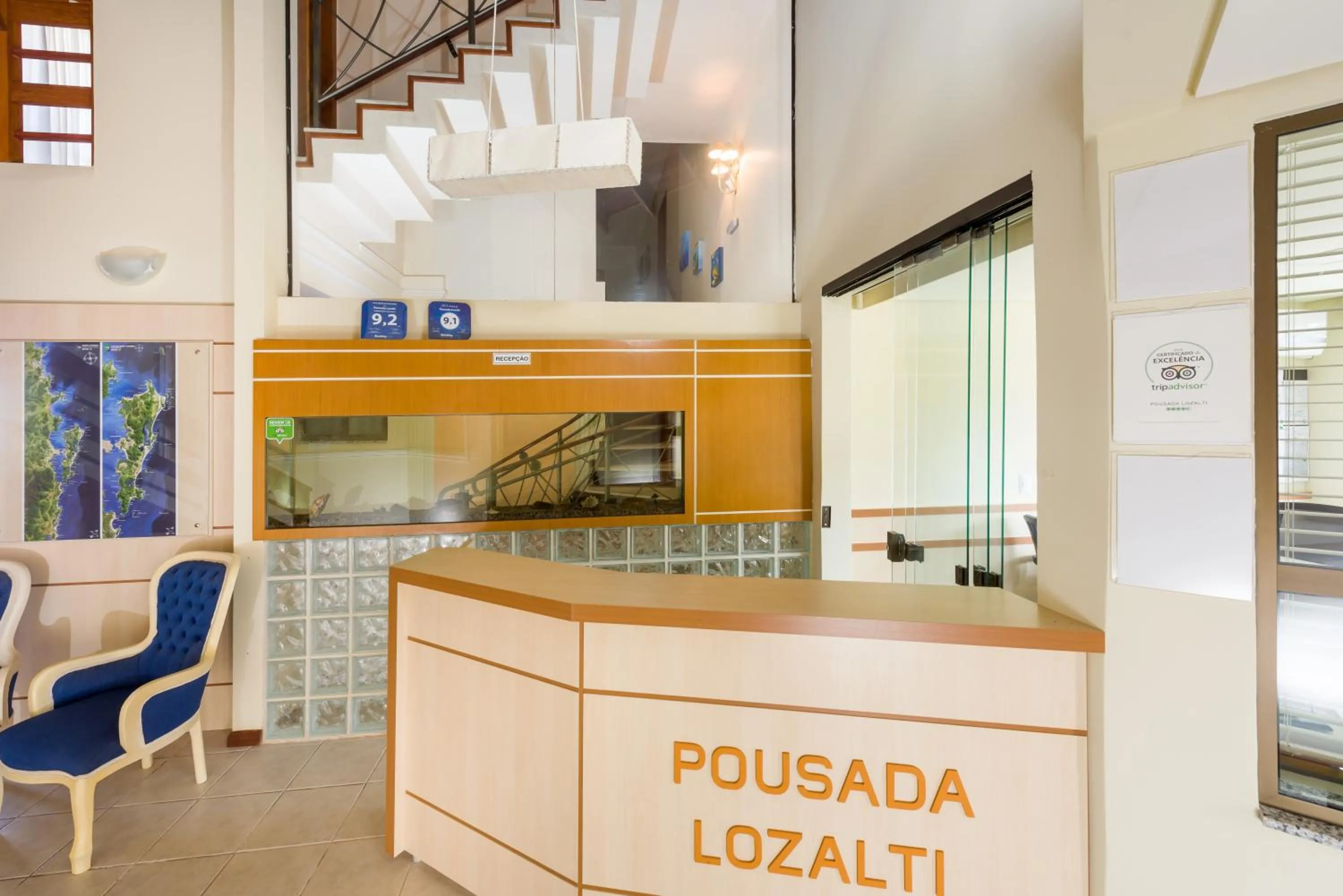 Lobby or reception in Pousada Lozalti