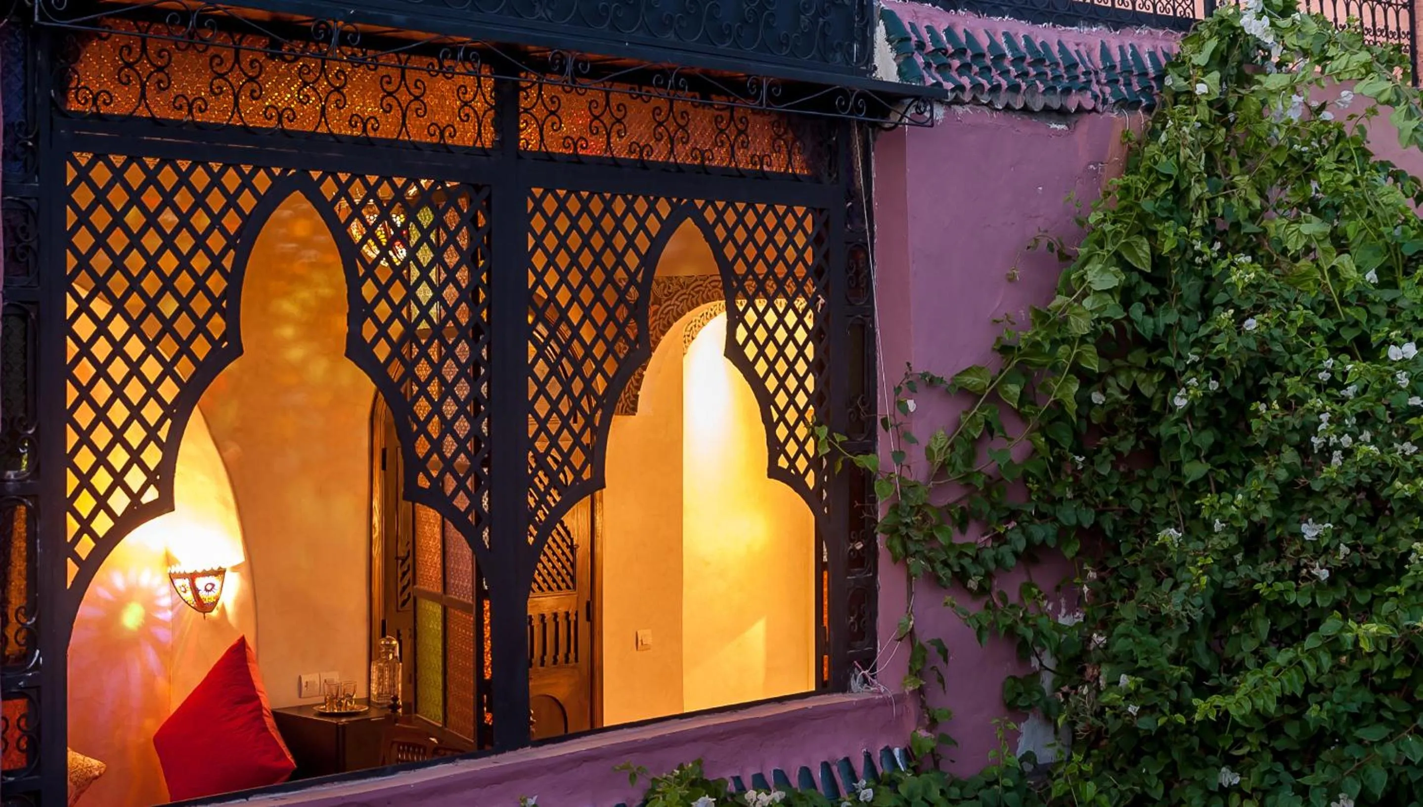 Garden view in Riad Anabel