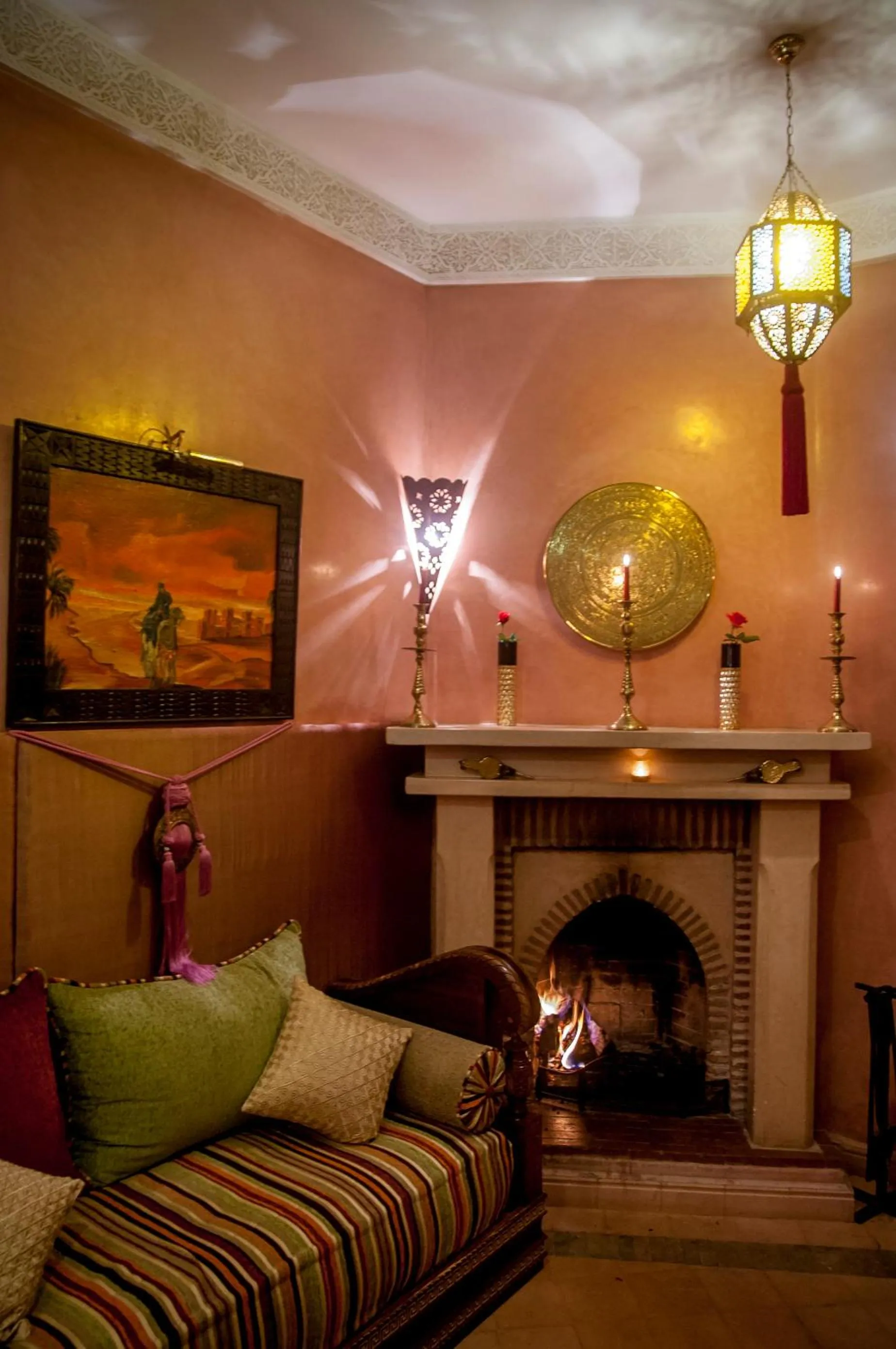 Seating area in Riad Anabel