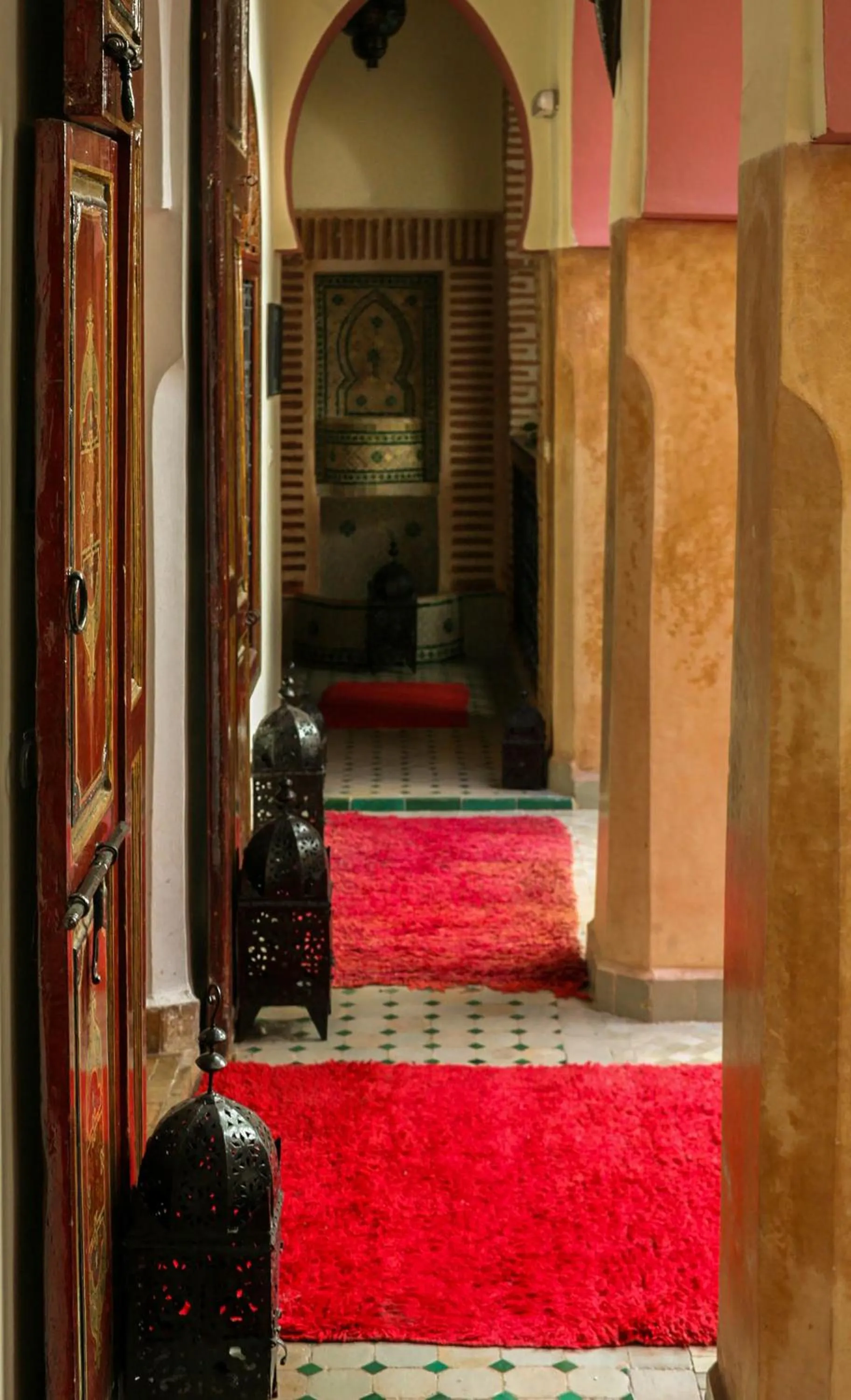 Patio, Bed in Riad Anabel