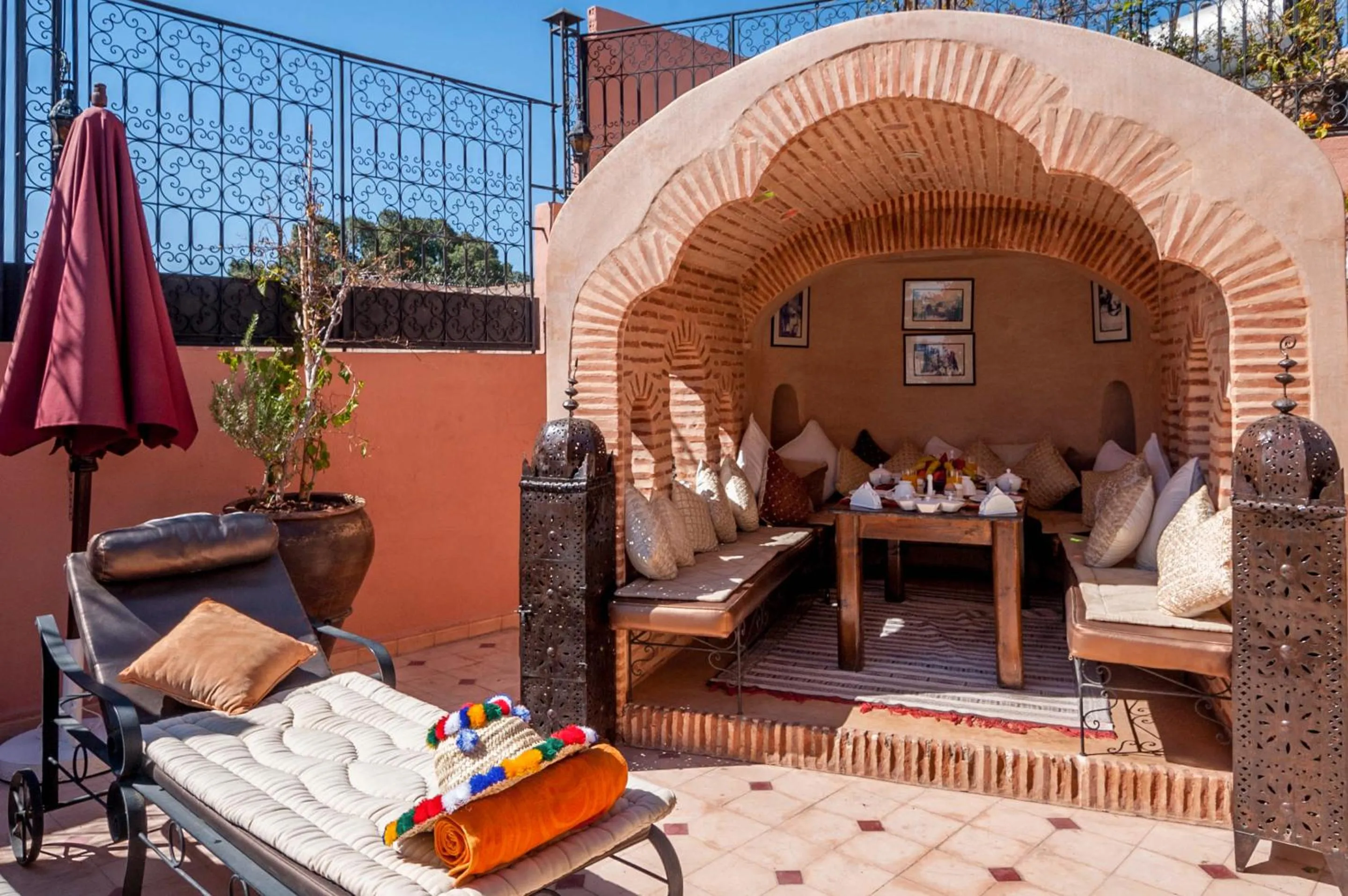 Dining area in Riad Anabel