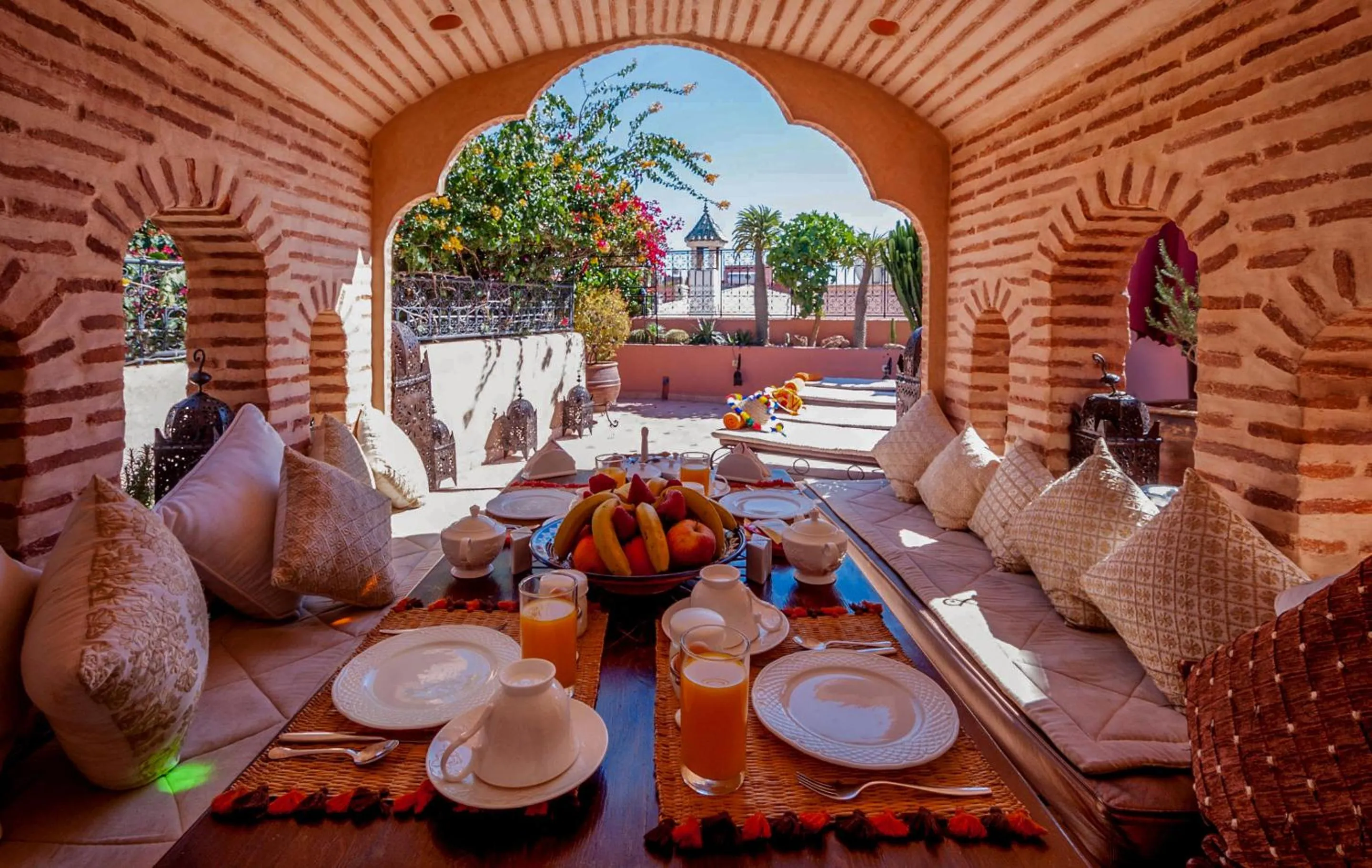 Dining area in Riad Anabel