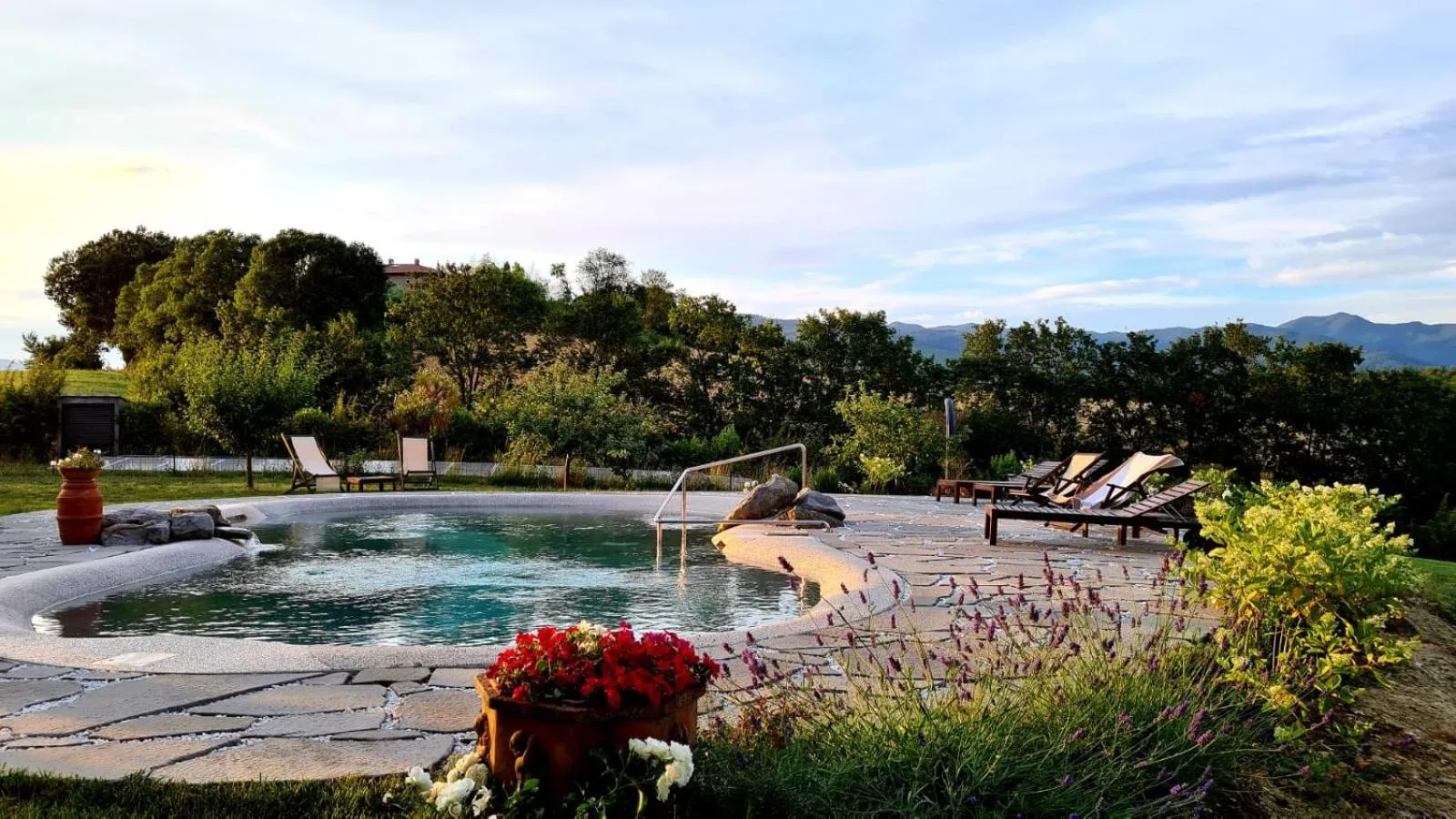 Swimming pool in Il Nido di Gabbiano