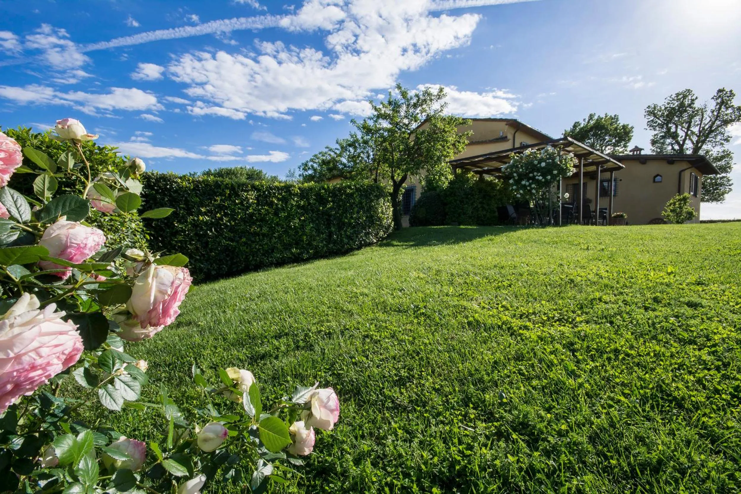 Garden view in Il Nido di Gabbiano