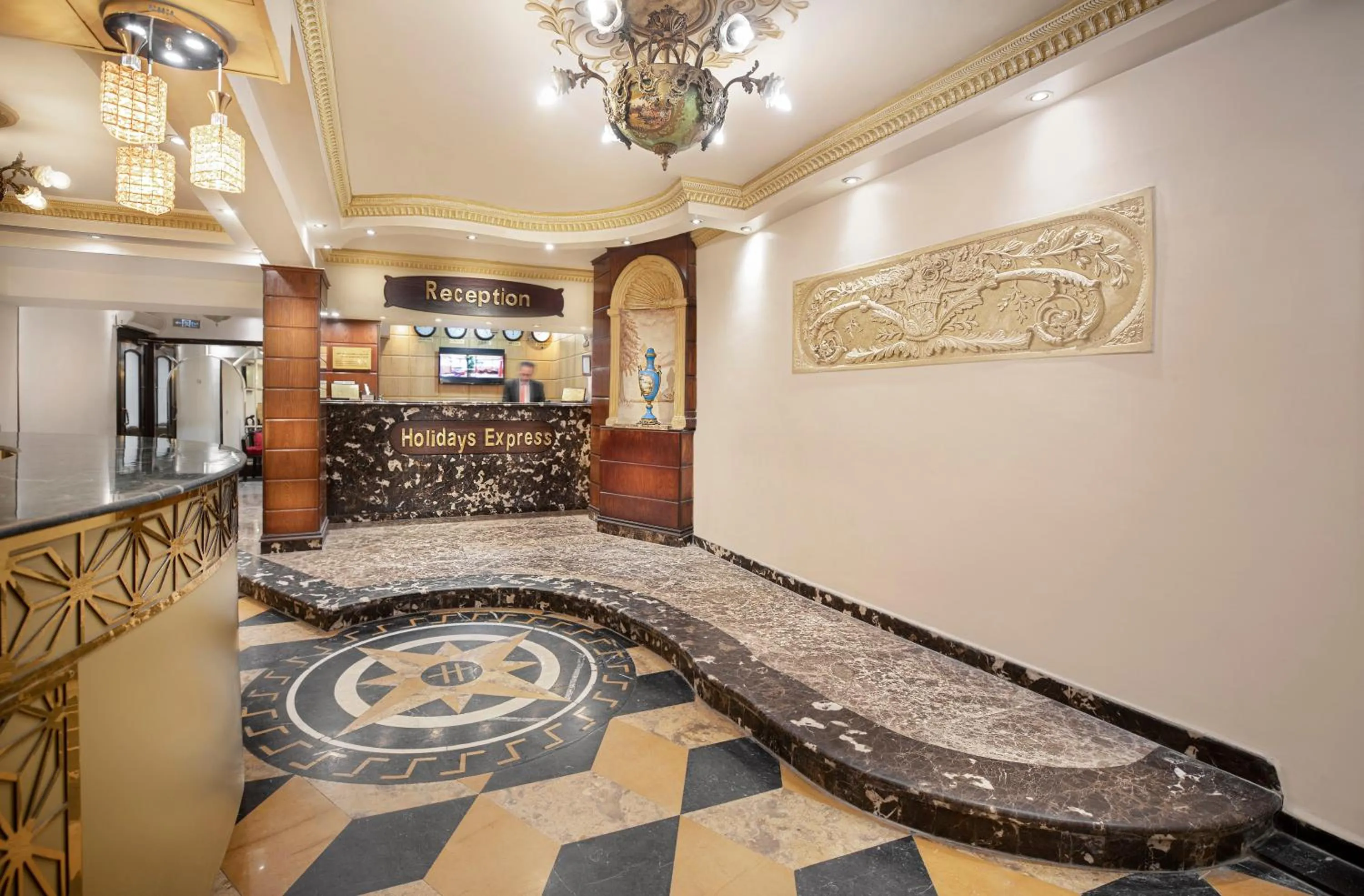 Lobby or reception in Holidays Express Hotel