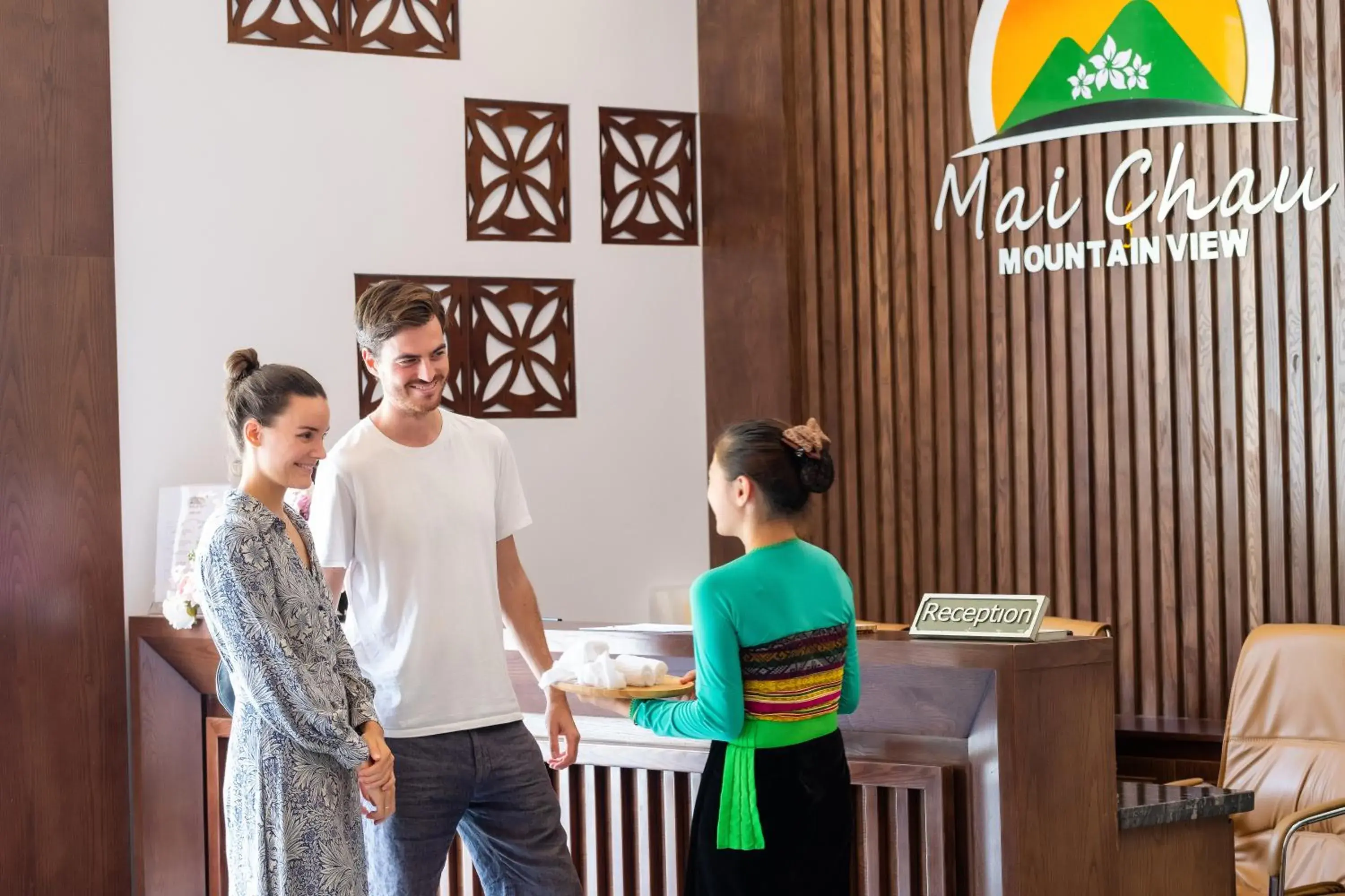 Staff in Mai Chau Mountain View Resort Staff in Mai Chau Mountain View Resort