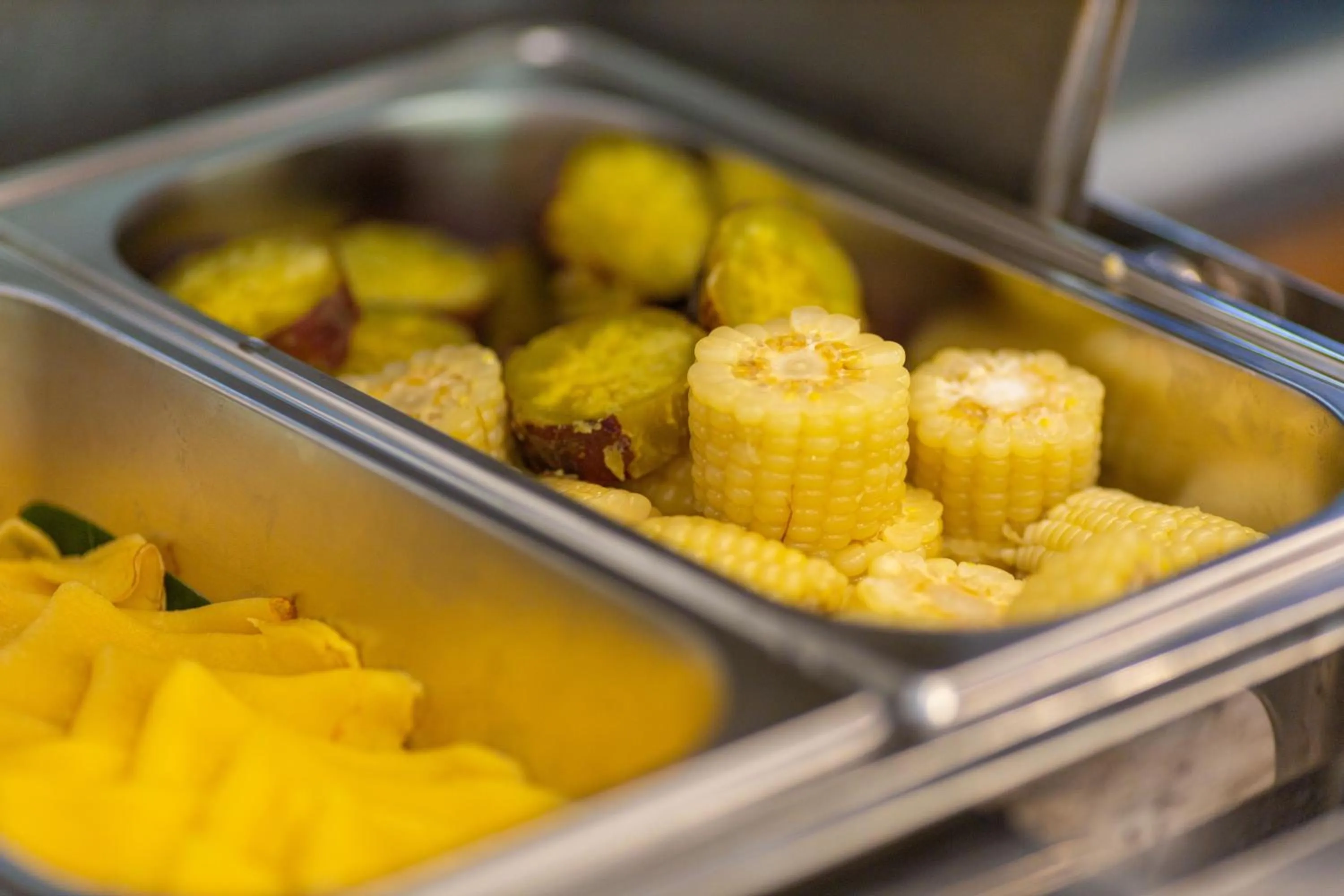 Buffet breakfast in Mai Chau Mountain View Resort