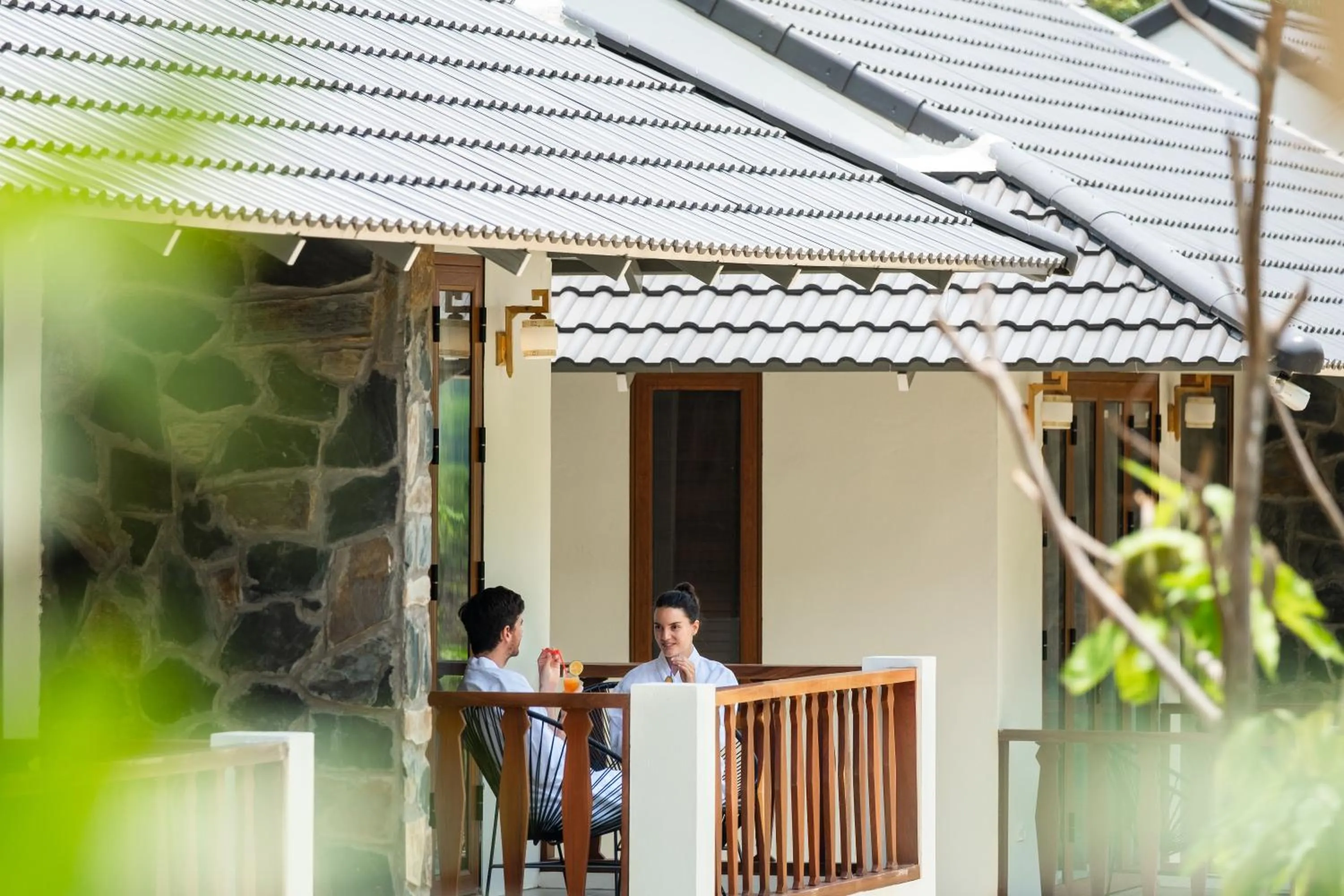 Facade/entrance in Mai Chau Mountain View Resort