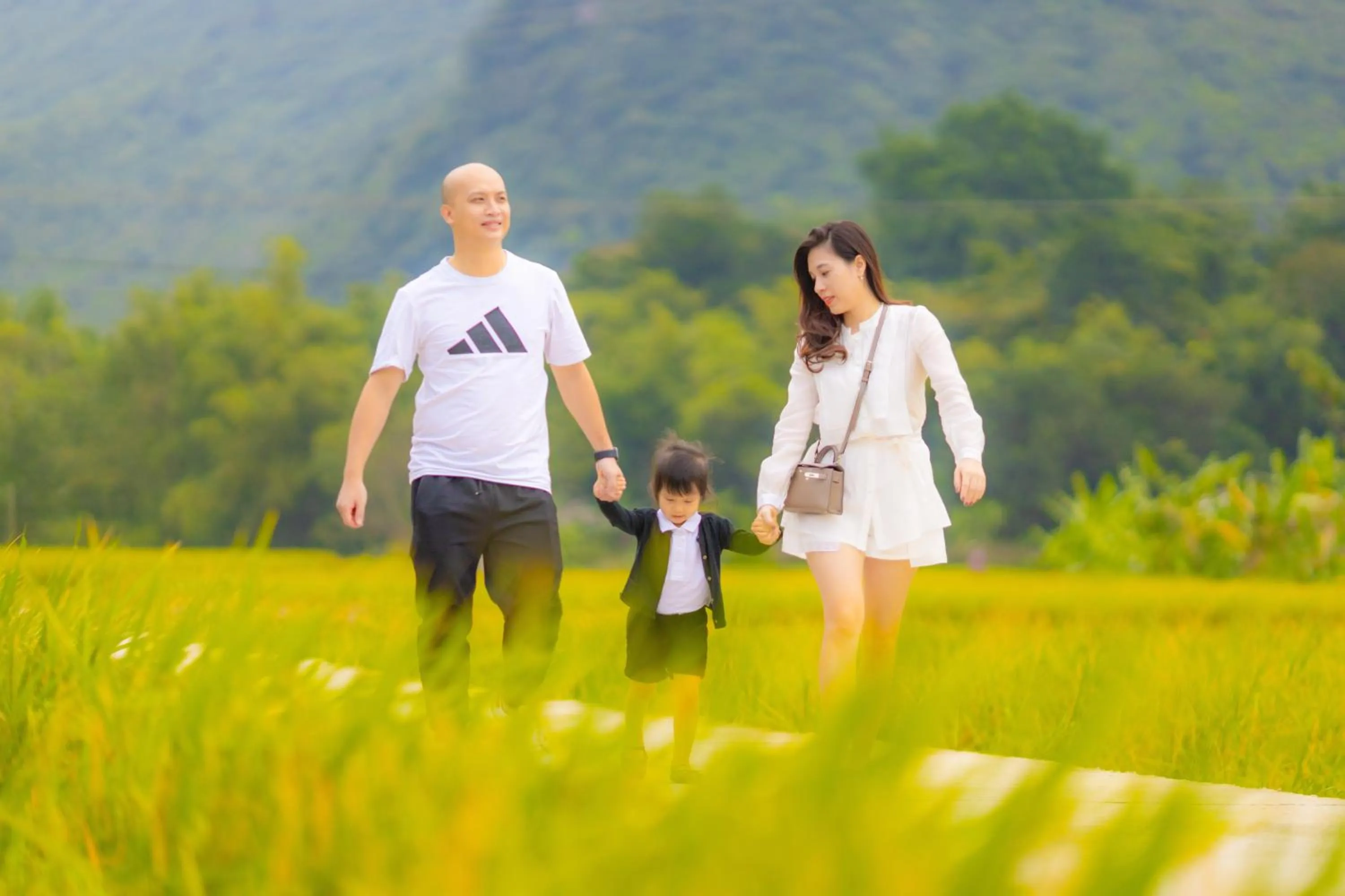People in Mai Chau Mountain View Resort